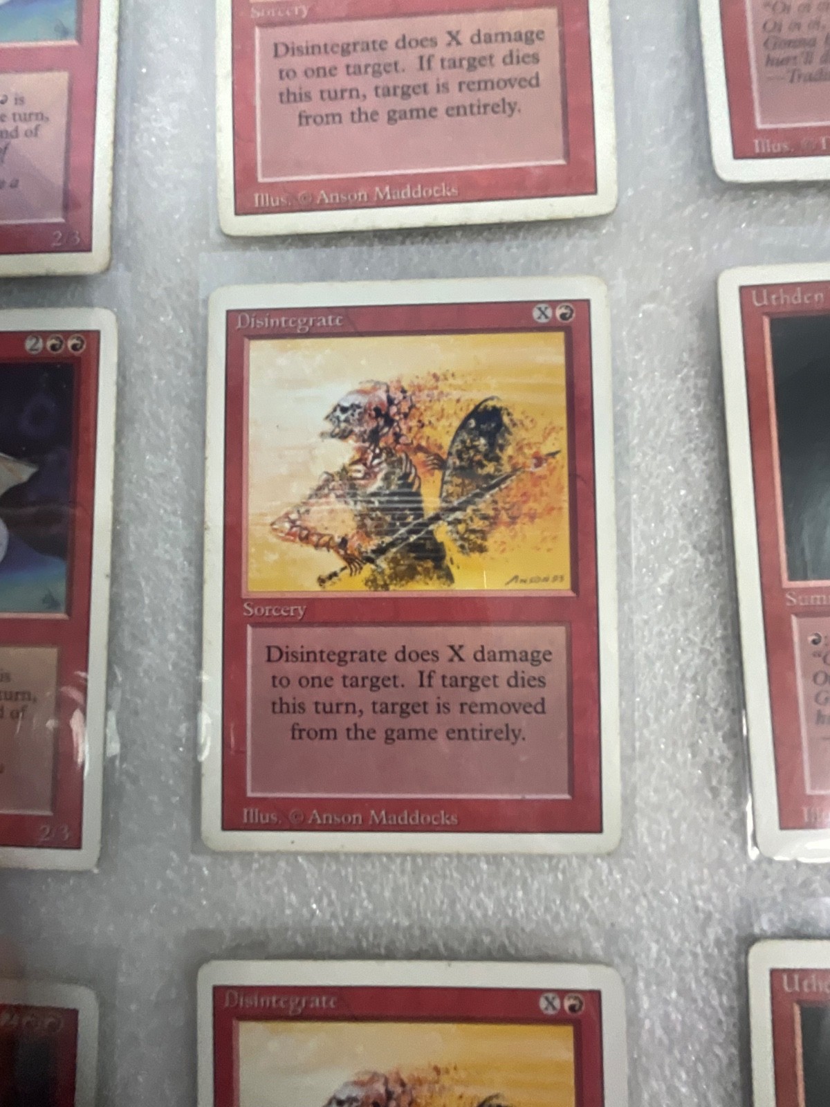 MTG 20 Card Lot Mixed Revised/4ED & 8ED Fireball Dragon Whelp - Image 16