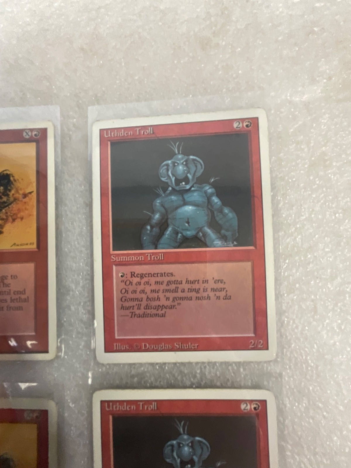 MTG 20 Card Lot Mixed Revised/4ED & 8ED Fireball Dragon Whelp - Image 19