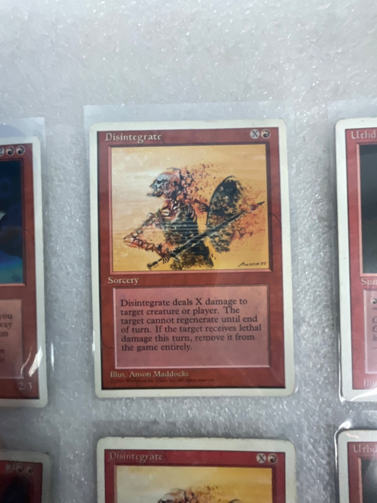 MTG 20 Card Lot Mixed Revised/4ED & 8ED Fireball Dragon Whelp - Image 18
