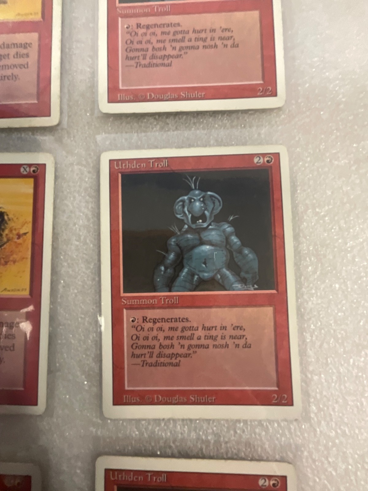MTG 20 Card Lot Mixed Revised/4ED & 8ED Fireball Dragon Whelp - Image 21
