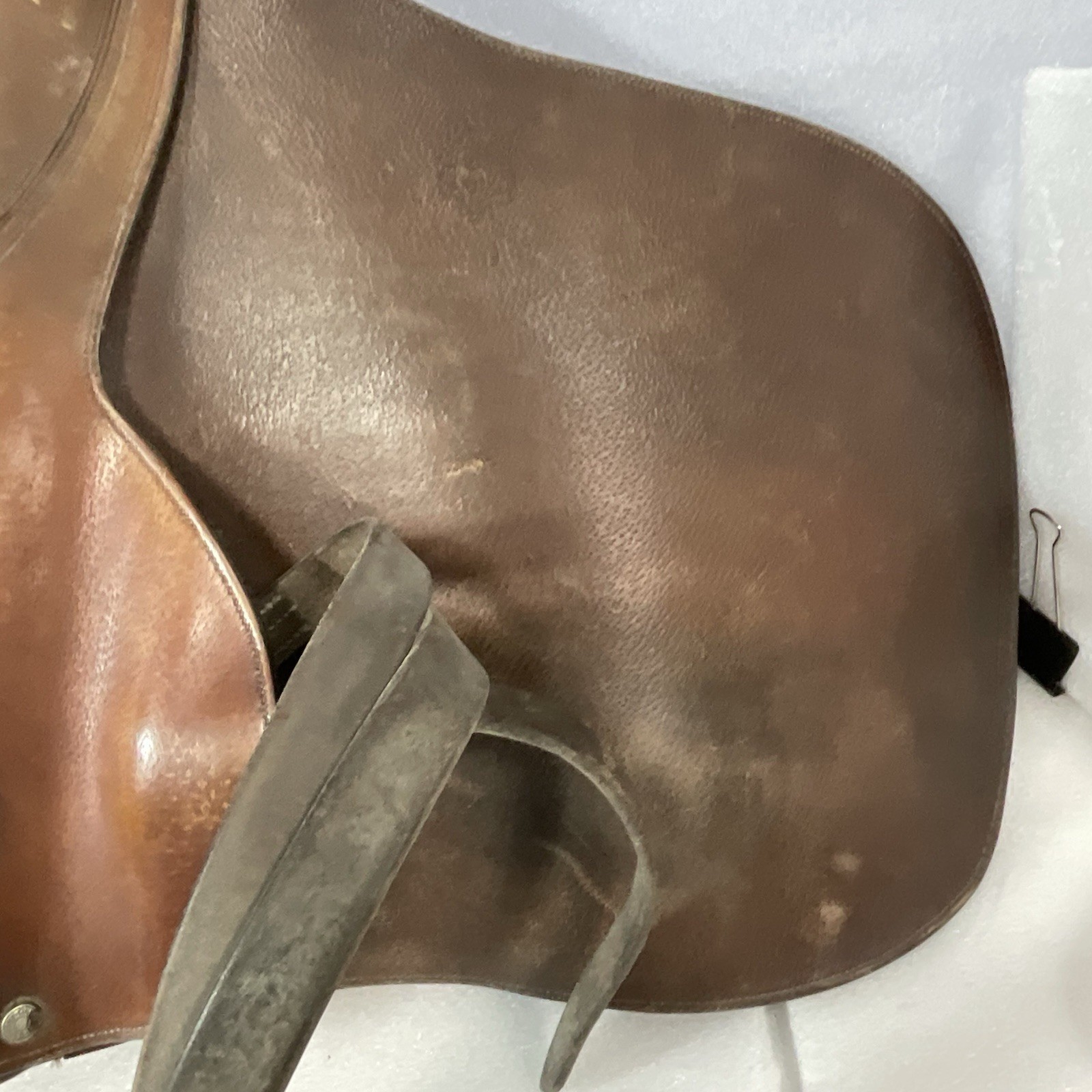 Walsall & London Barnsby England Leather English Saddle 21” Vintage Jumping - Image 9