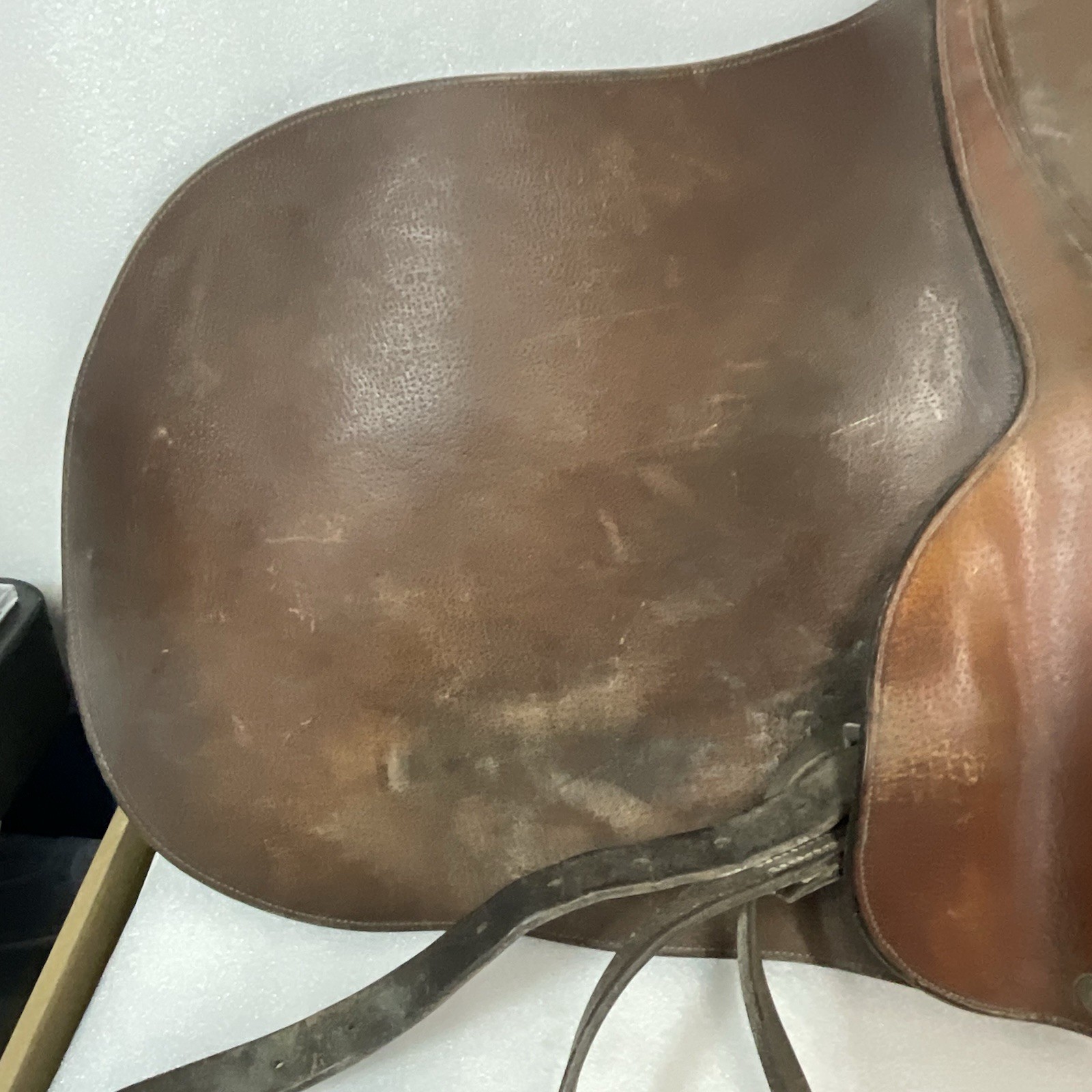 Walsall & London Barnsby England Leather English Saddle 21” Vintage Jumping - Image 8