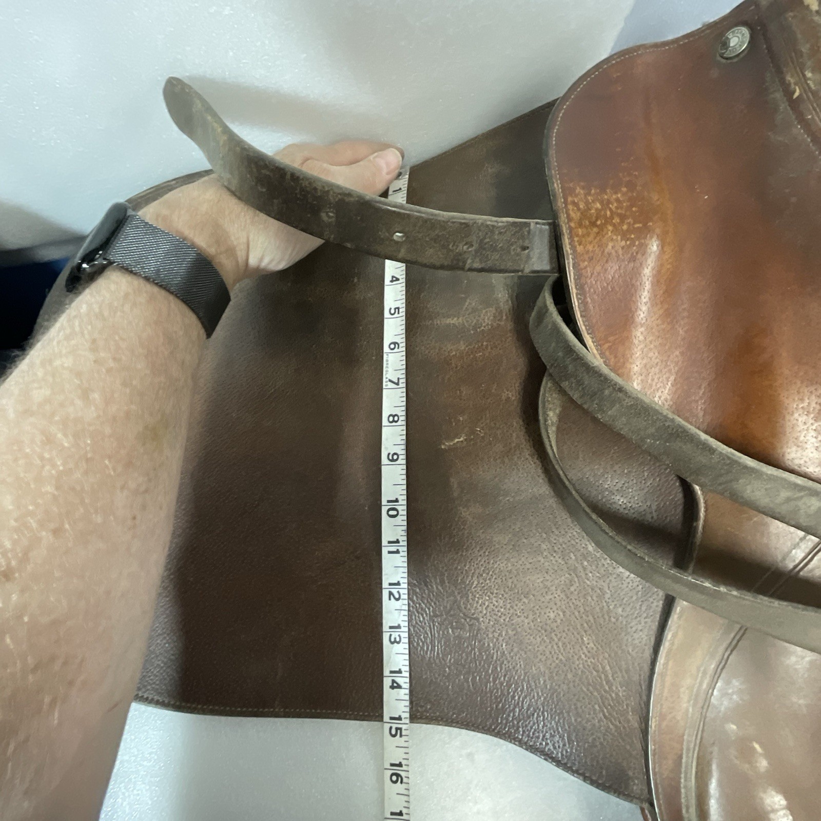 Walsall & London Barnsby England Leather English Saddle 21” Vintage Jumping - Image 22