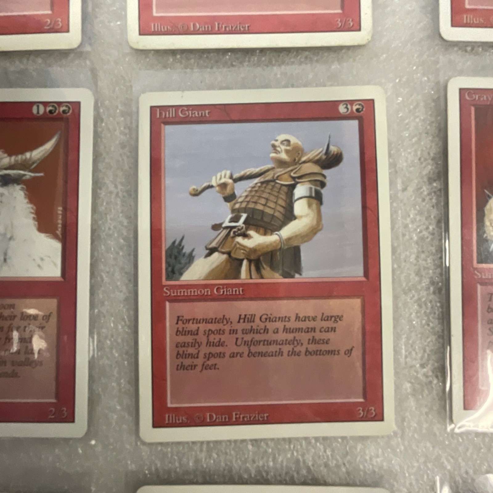 MTG 20-Card Revised Red Lot Stone Rain Shatter Hill Giant Minotaur - Image 16