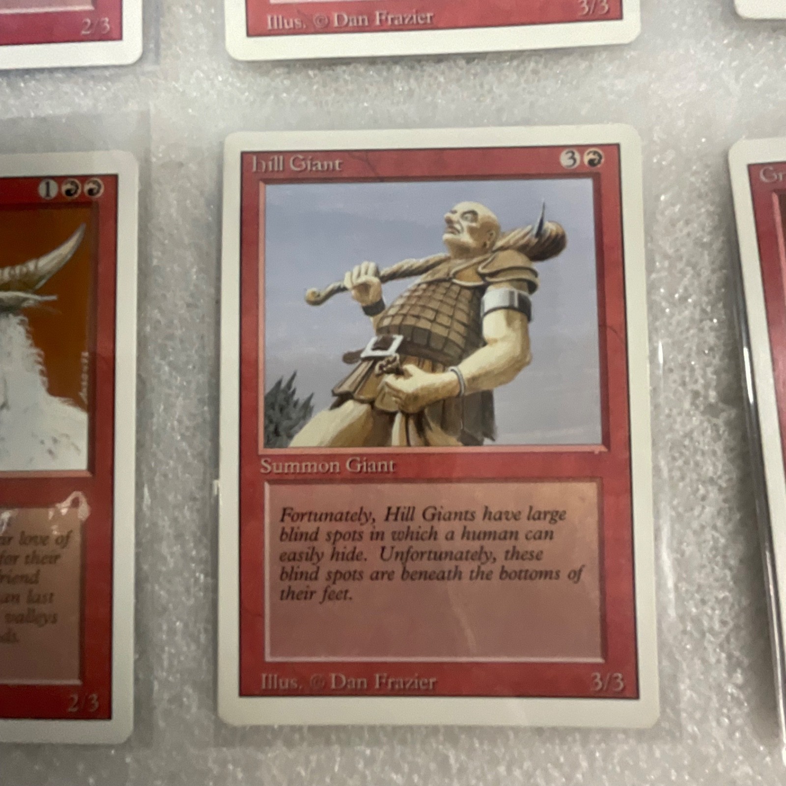 MTG 20-Card Revised Red Lot Stone Rain Shatter Hill Giant Minotaur - Image 15