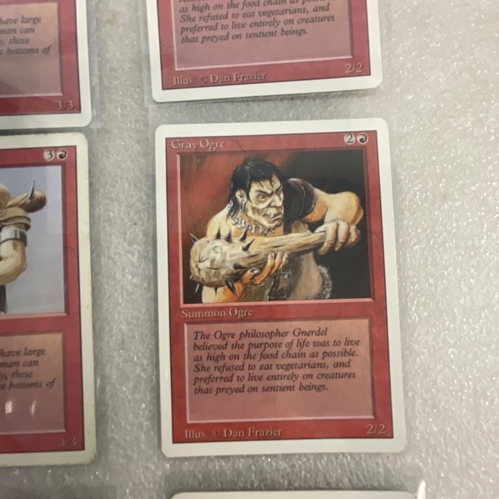 MTG 20-Card Revised Red Lot Stone Rain Shatter Hill Giant Minotaur - Image 20