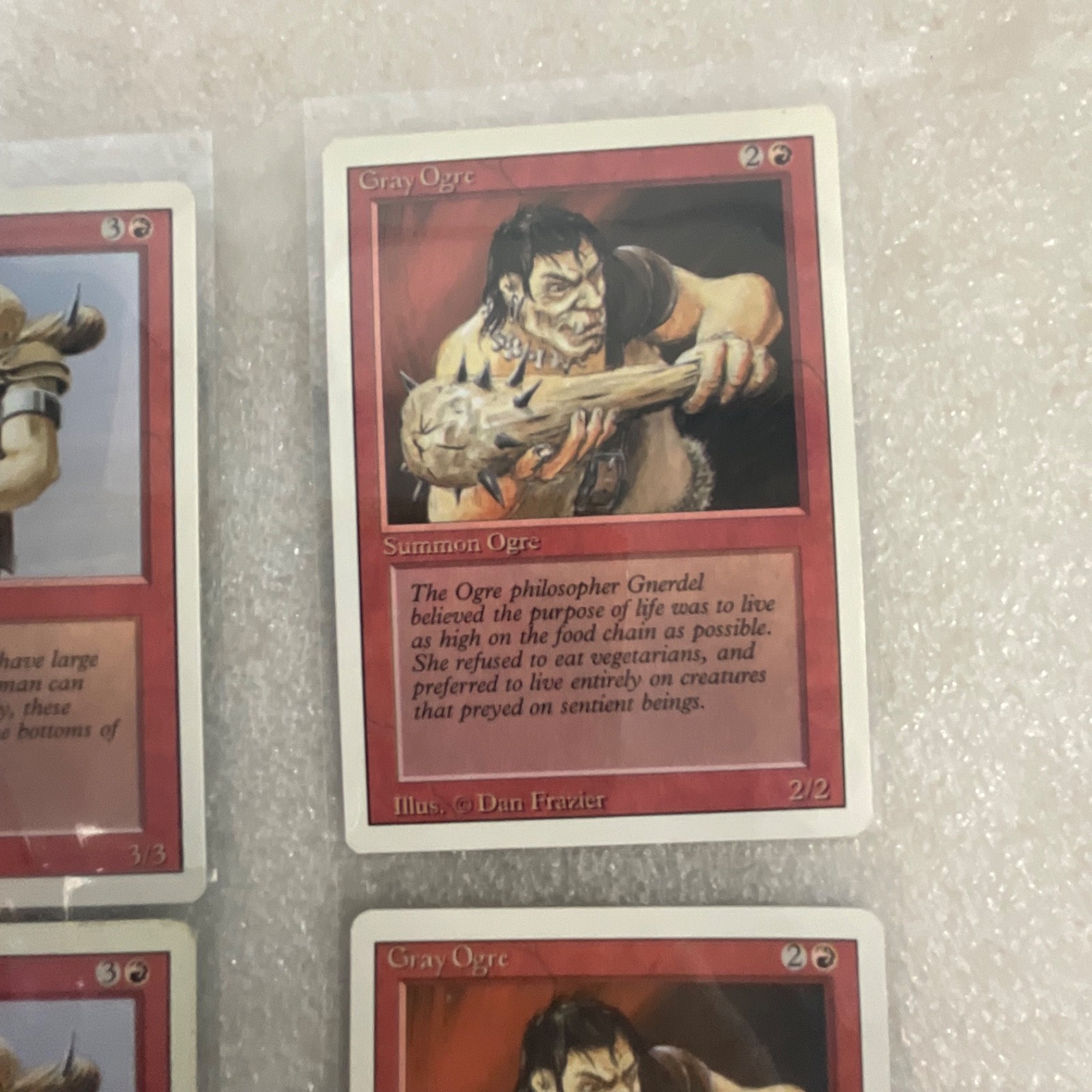 MTG 20-Card Revised Red Lot Stone Rain Shatter Hill Giant Minotaur - Image 19