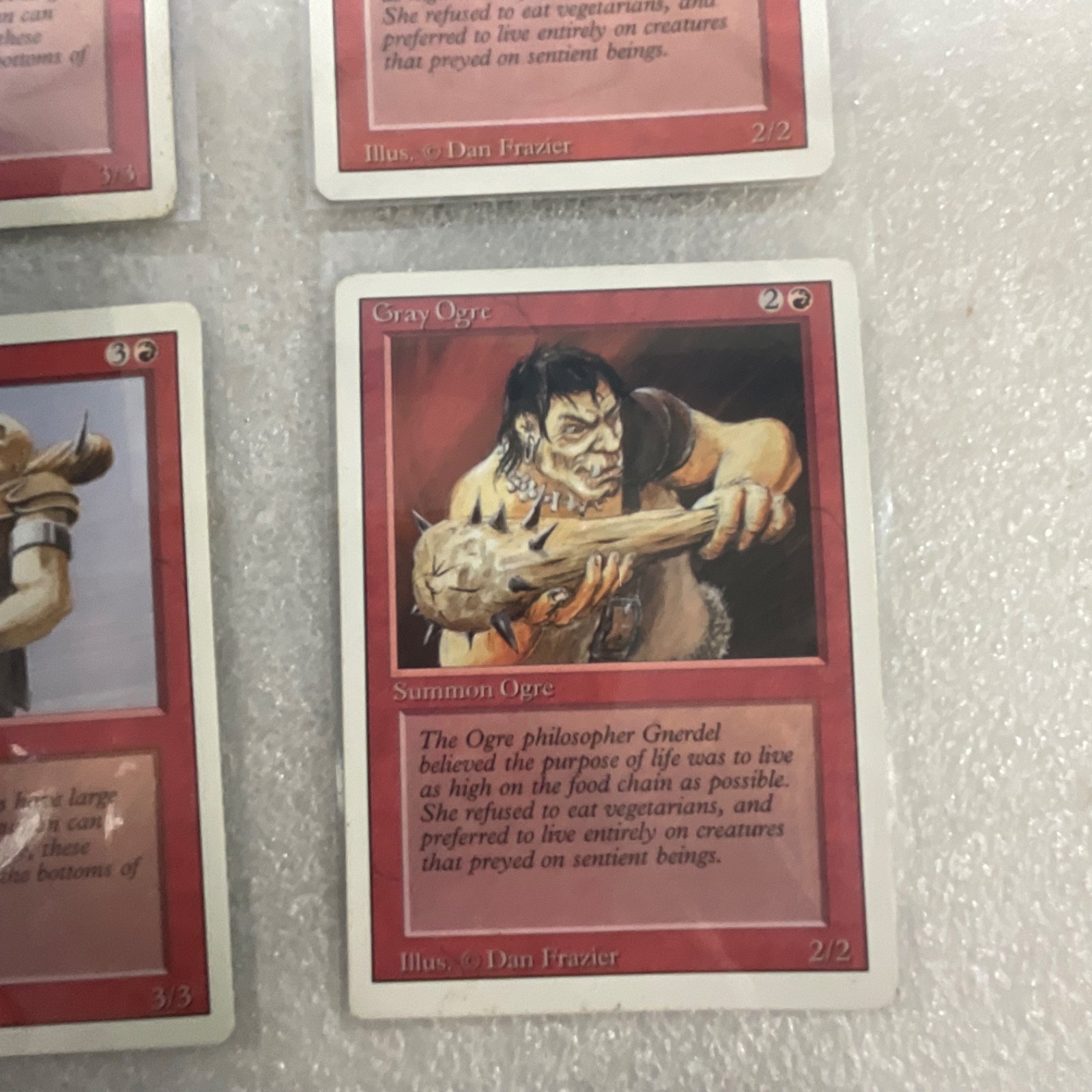 MTG 20-Card Revised Red Lot Stone Rain Shatter Hill Giant Minotaur - Image 21