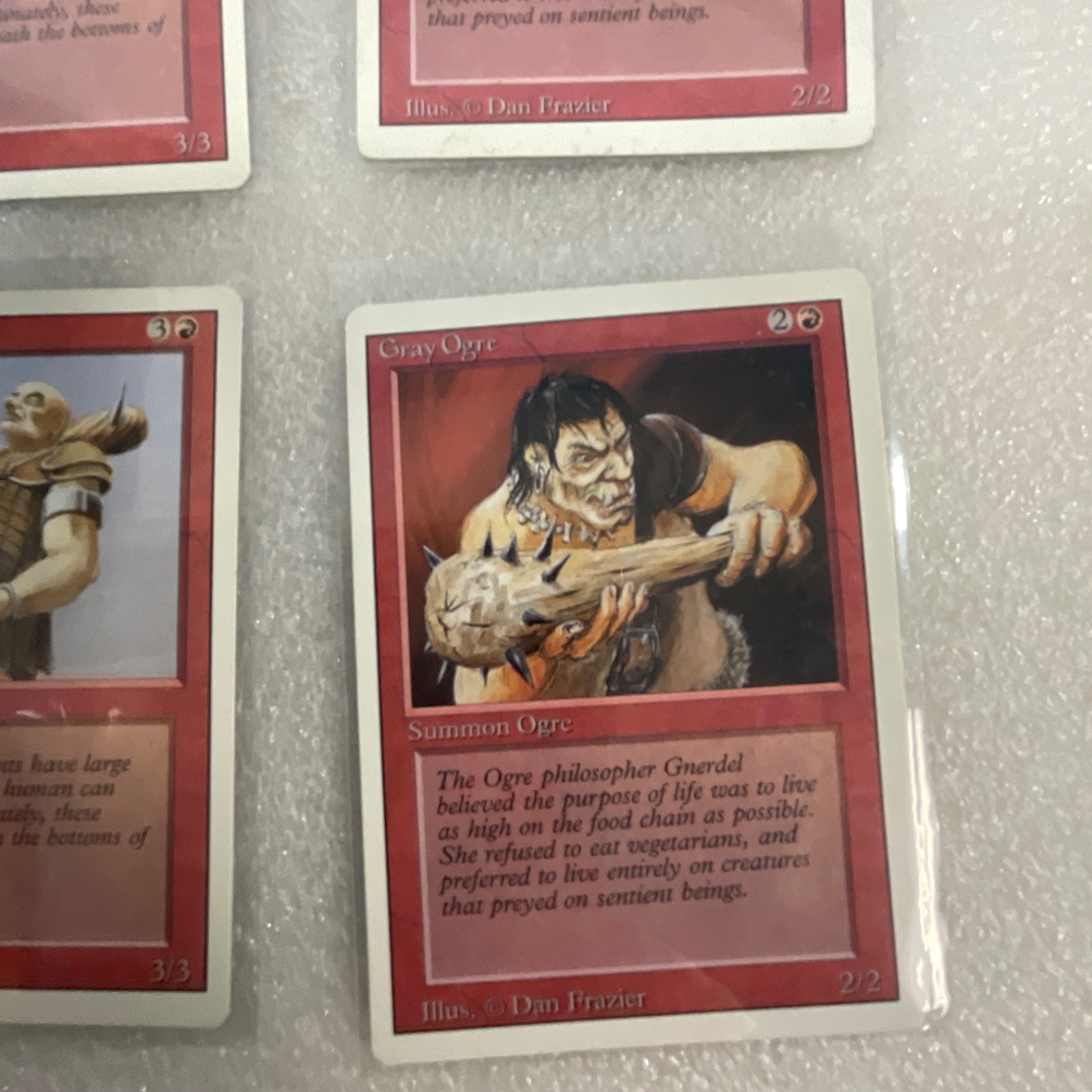 MTG 20-Card Revised Red Lot Stone Rain Shatter Hill Giant Minotaur - Image 22