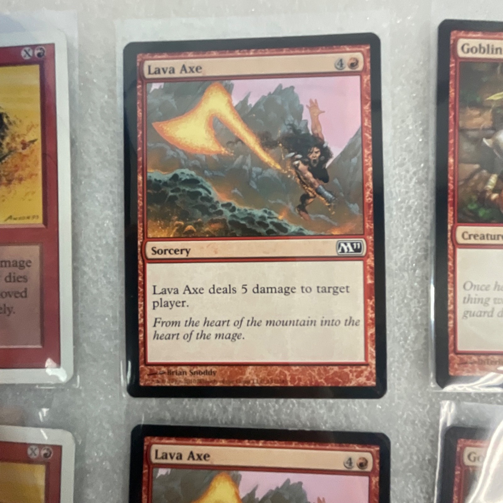 MTG 20 Card Red Lot Revised M11 M12 Fireball Goblin Piker - Image 11