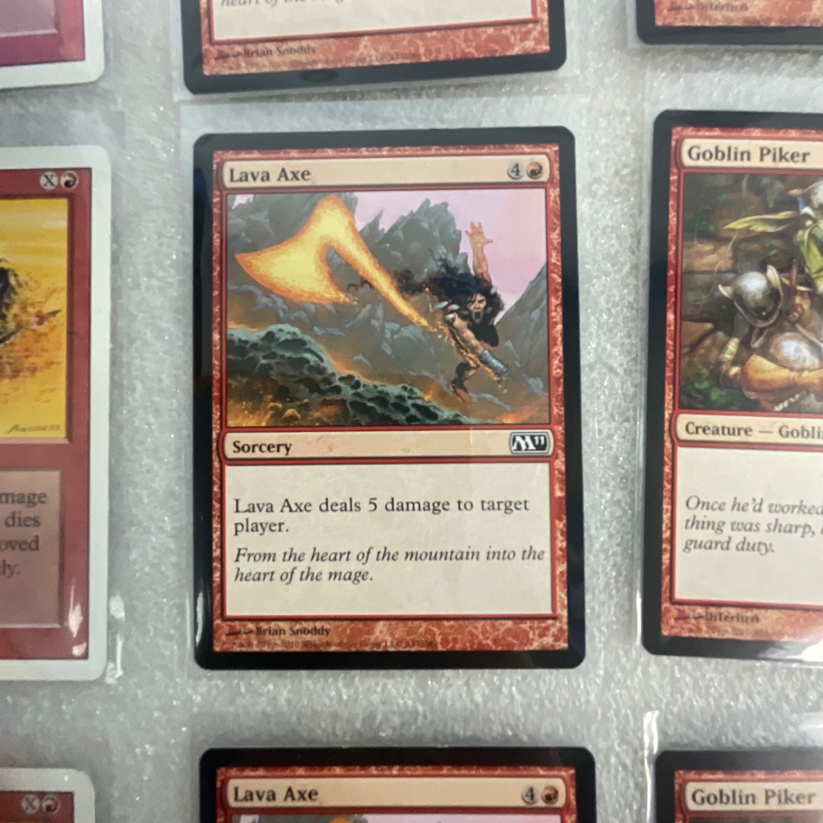 MTG 20 Card Red Lot Revised M11 M12 Fireball Goblin Piker - Image 12