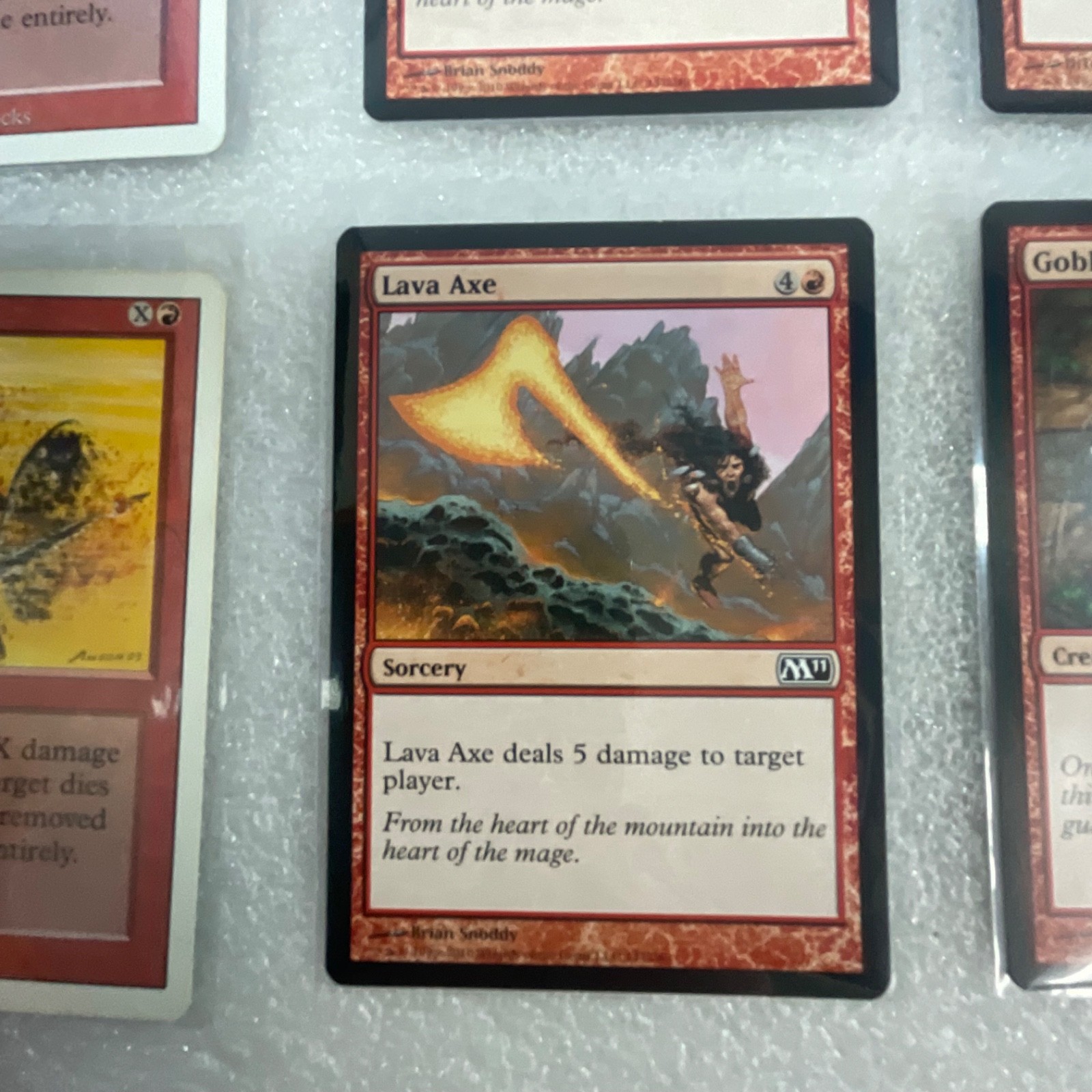 MTG 20 Card Red Lot Revised M11 M12 Fireball Goblin Piker - Image 14