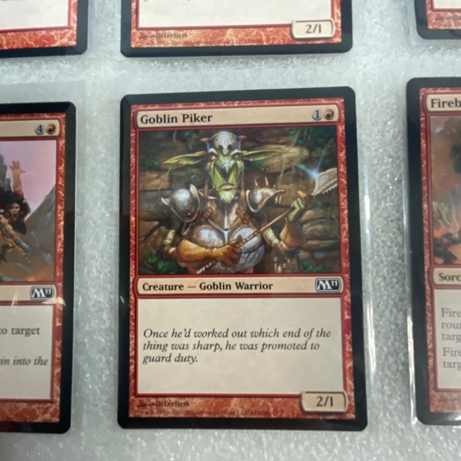MTG 20 Card Red Lot Revised M11 M12 Fireball Goblin Piker - Image 15