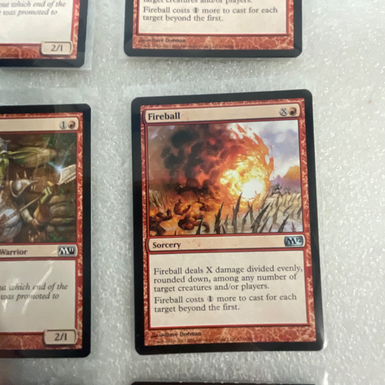 MTG 20 Card Red Lot Revised M11 M12 Fireball Goblin Piker - Image 21