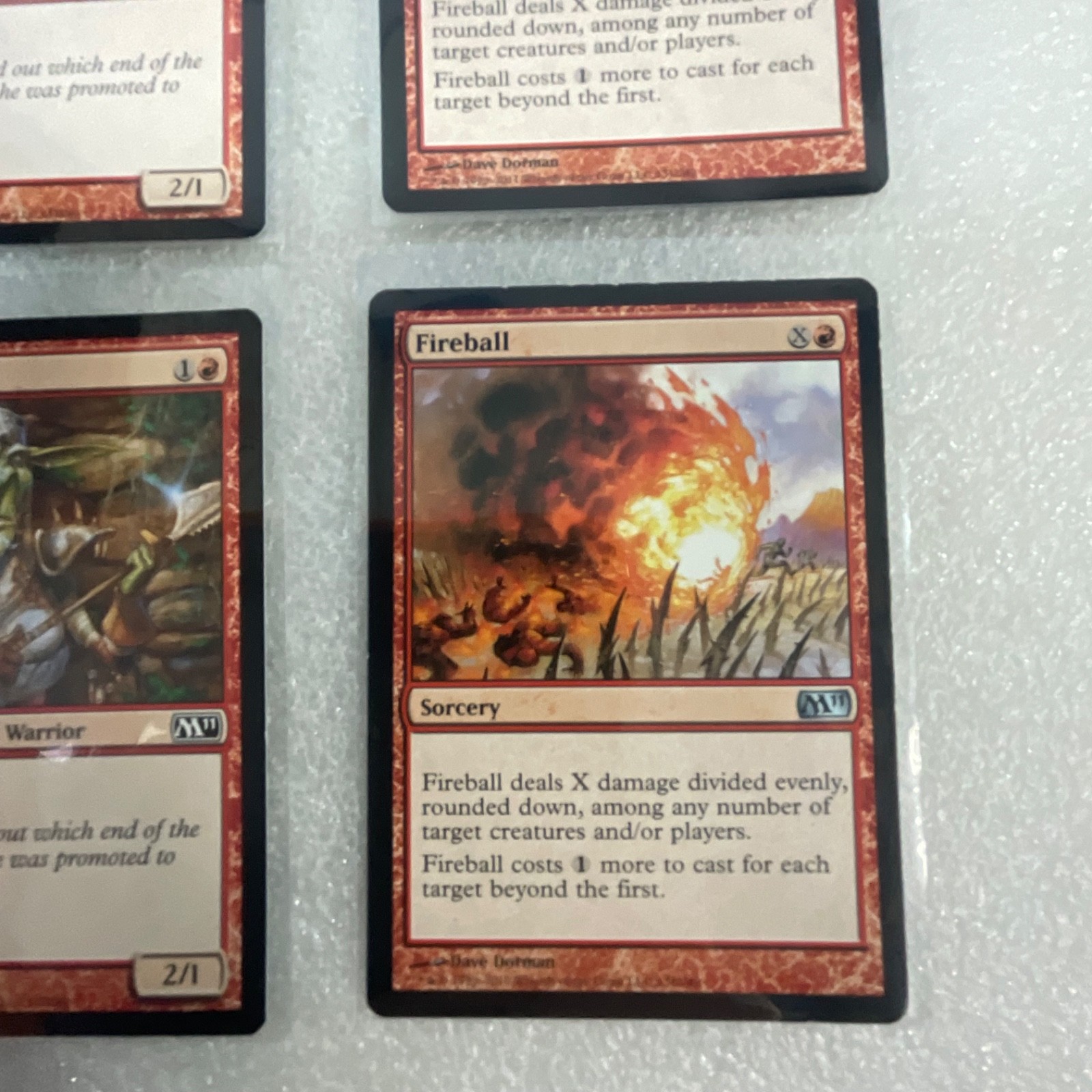 MTG 20 Card Red Lot Revised M11 M12 Fireball Goblin Piker - Image 22