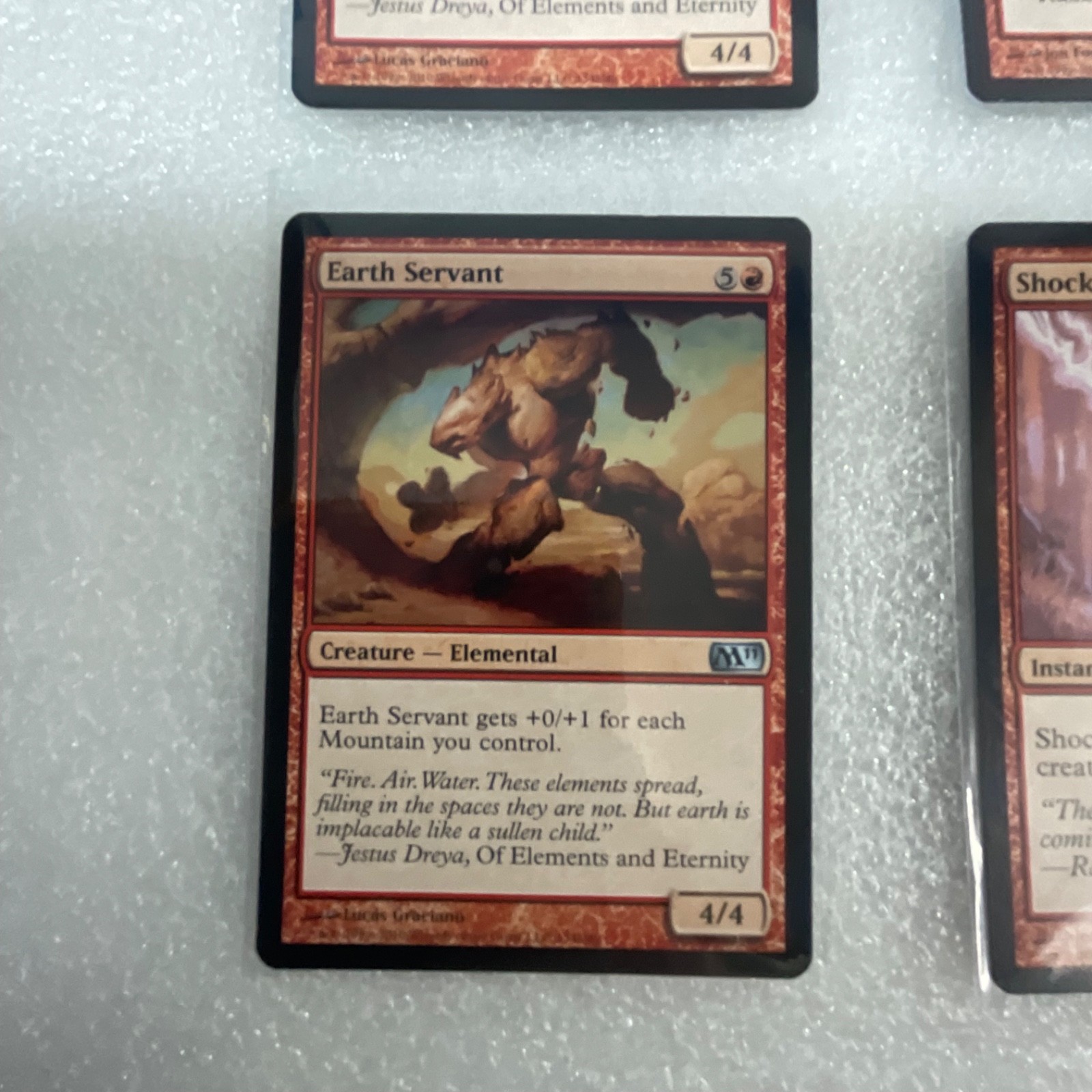 MTG 20 Card Red Lot M12 Mixed M11 Earth Servant Shock Lava Axe - Image 6