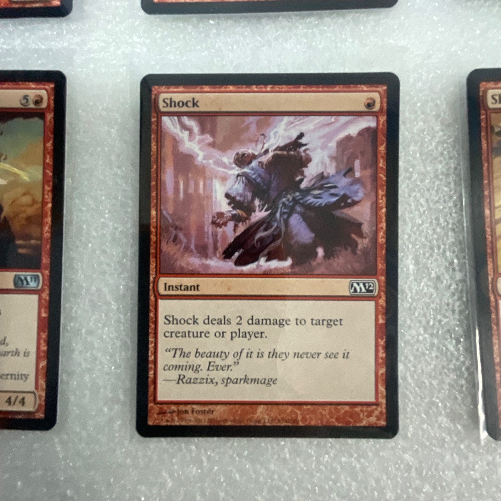 MTG 20 Card Red Lot M12 Mixed M11 Earth Servant Shock Lava Axe - Image 7