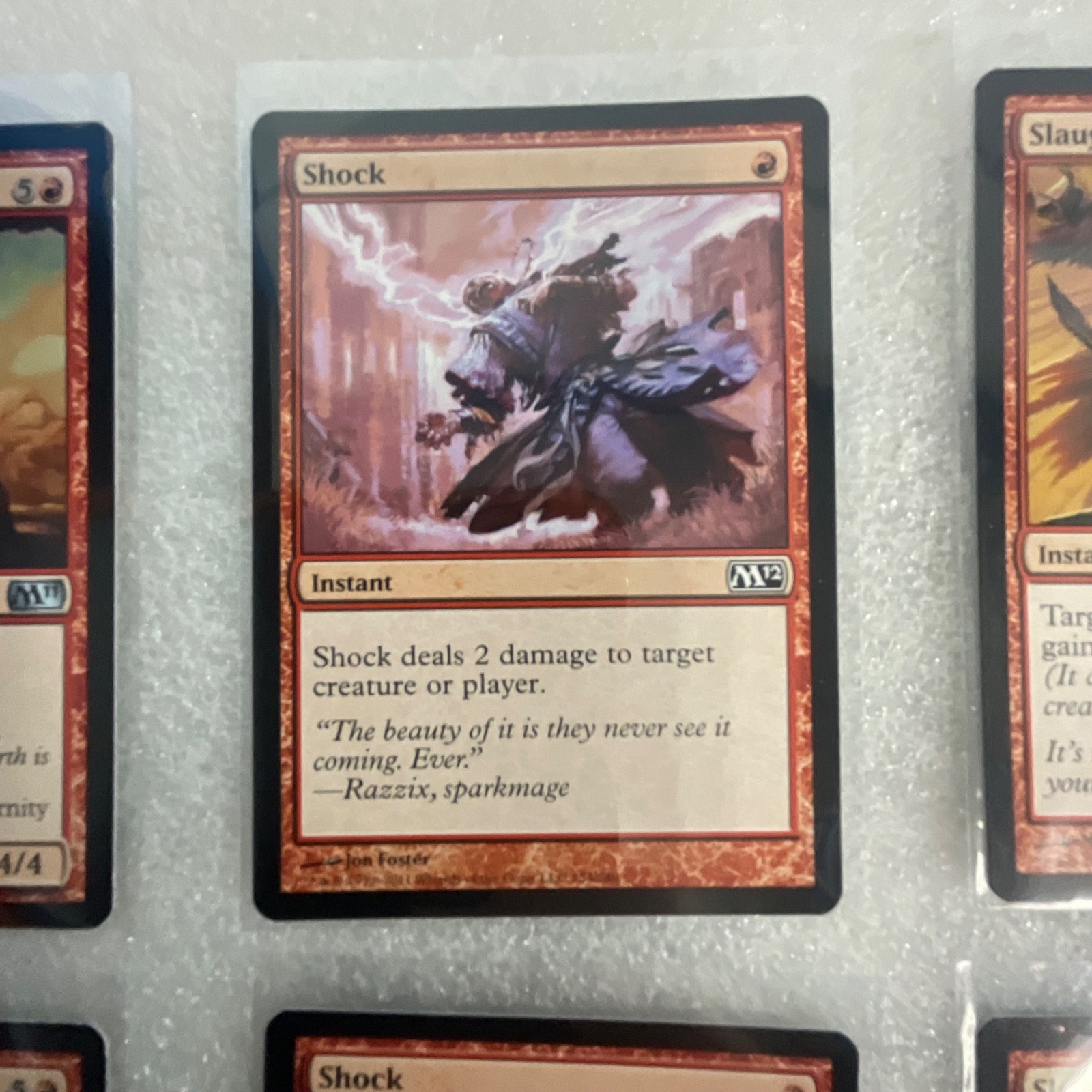 MTG 20 Card Red Lot M12 Mixed M11 Earth Servant Shock Lava Axe - Image 10
