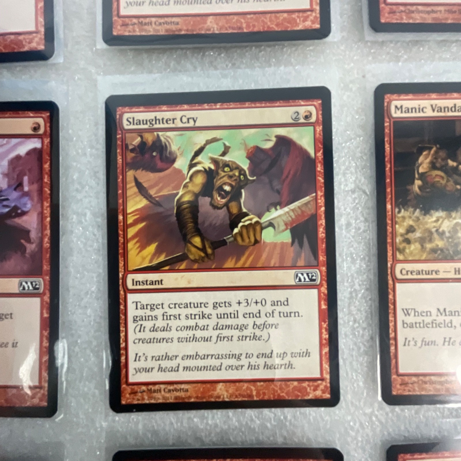 MTG 20 Card Red Lot M12 Mixed M11 Earth Servant Shock Lava Axe - Image 12