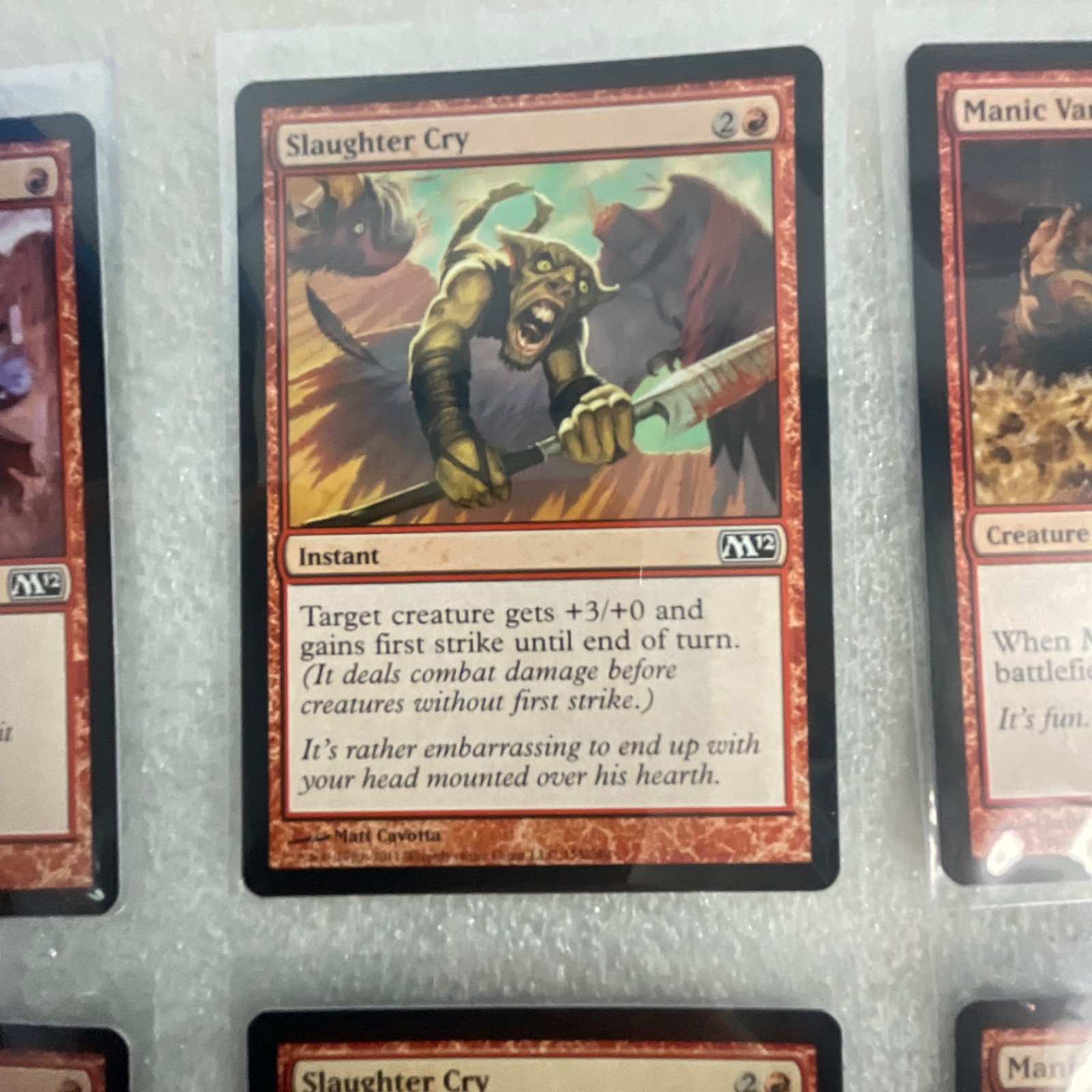MTG 20 Card Red Lot M12 Mixed M11 Earth Servant Shock Lava Axe - Image 11