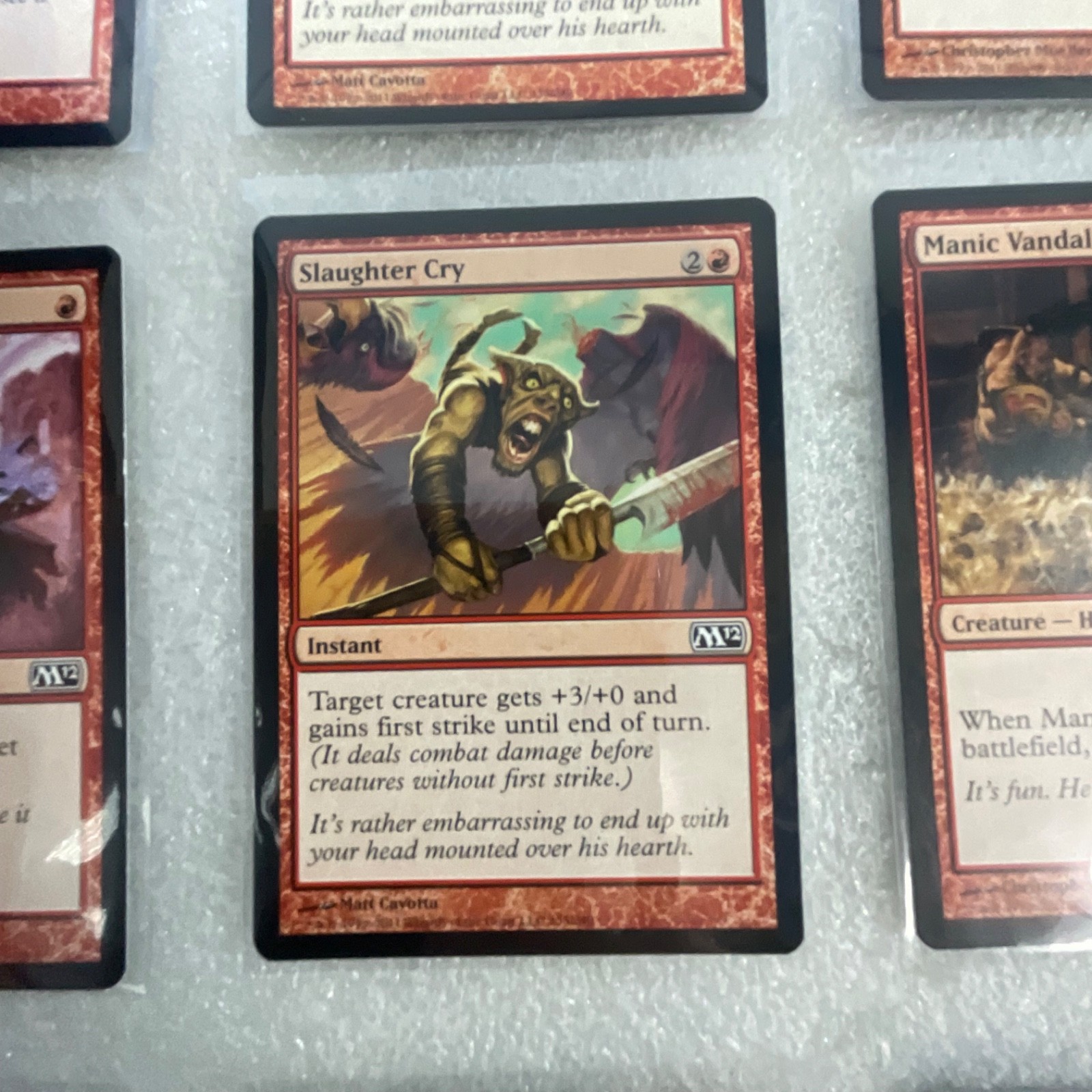 MTG 20 Card Red Lot M12 Mixed M11 Earth Servant Shock Lava Axe - Image 13