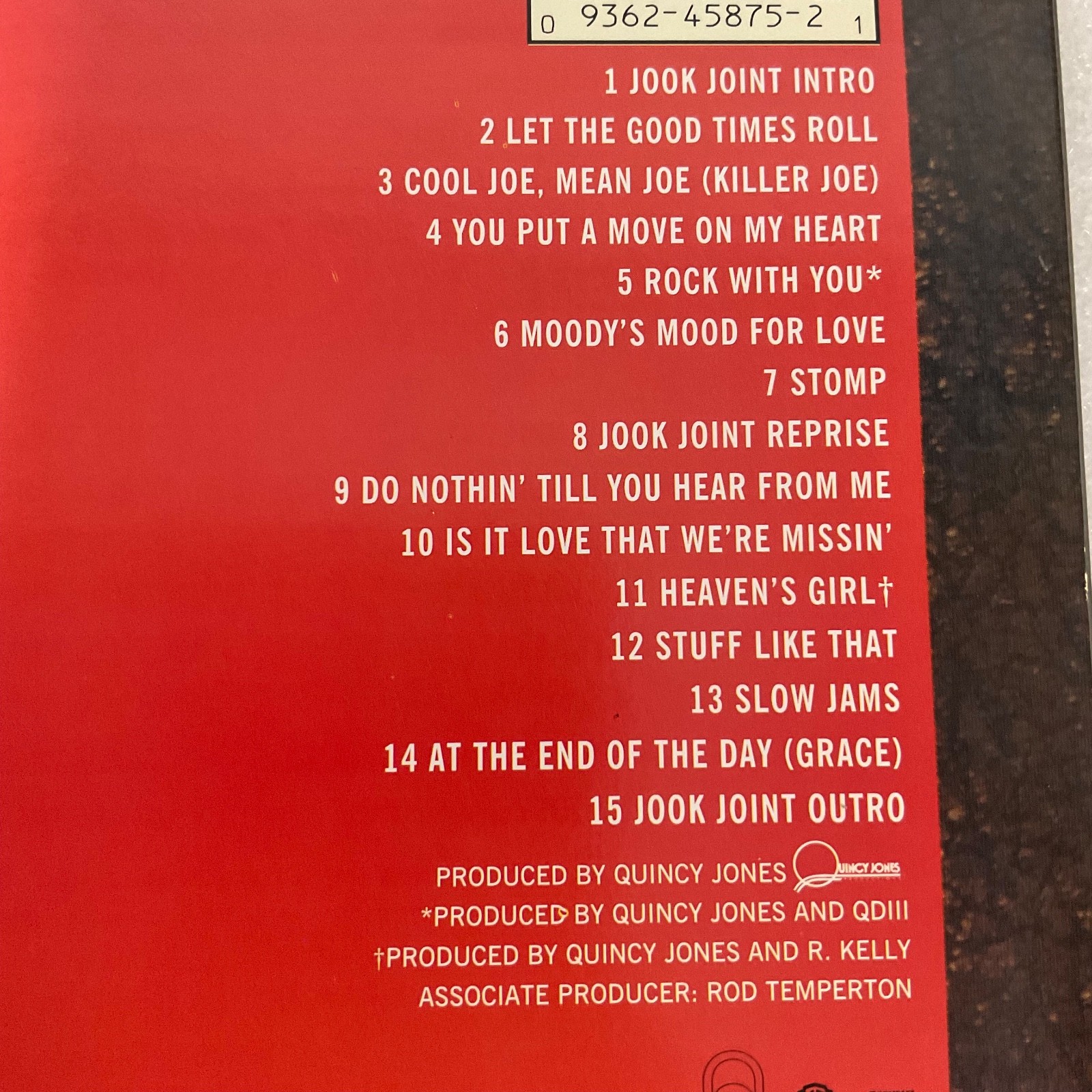 Quincy Jones Q’s Jook Joint CD 1995 Digipak Jazz Funk Soul Qwest - Image 11