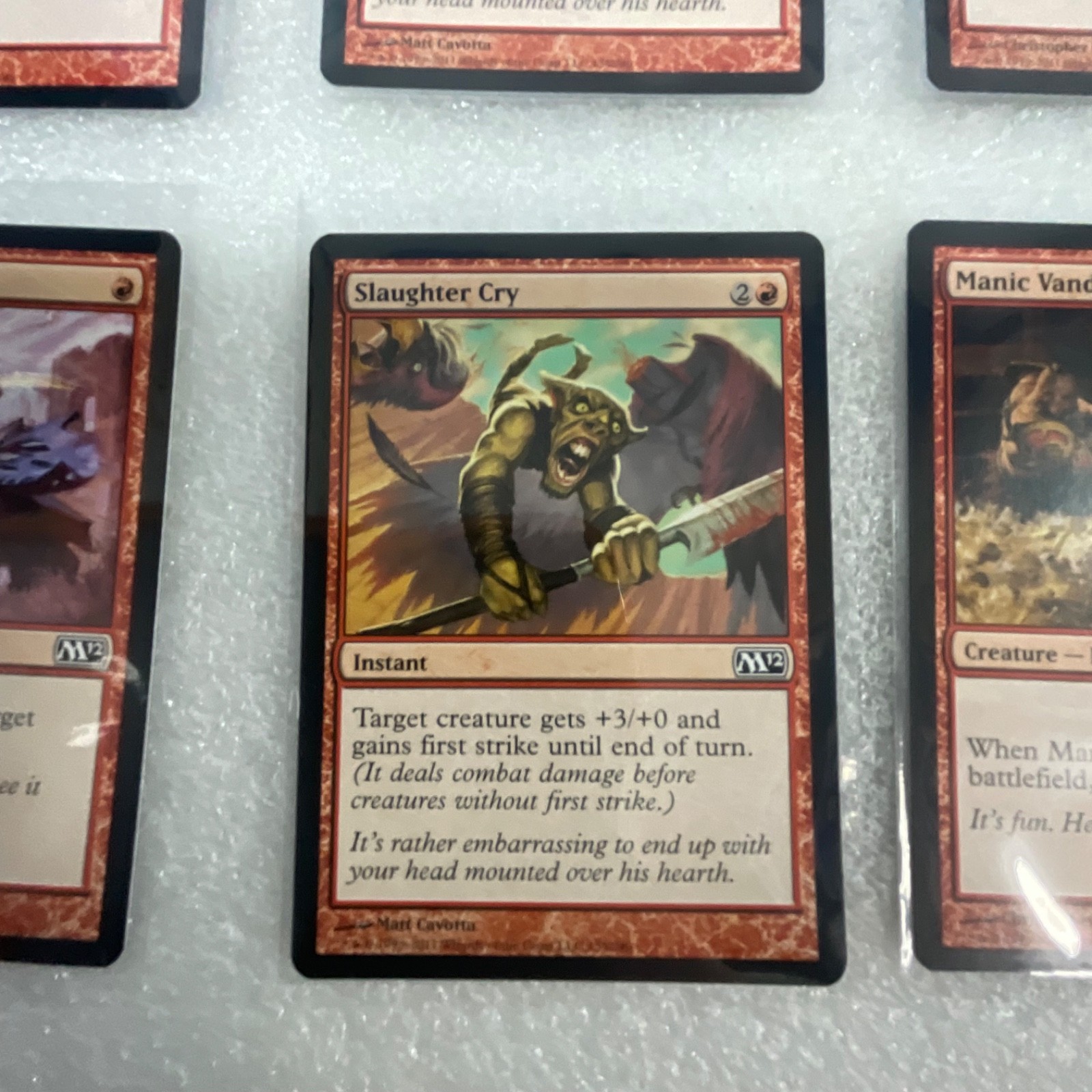 MTG 20 Card Red Lot M12 Mixed M11 Earth Servant Shock Lava Axe - Image 14