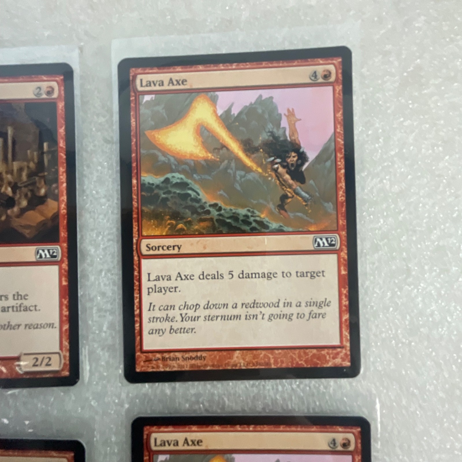 MTG 20 Card Red Lot M12 Mixed M11 Earth Servant Shock Lava Axe - Image 19