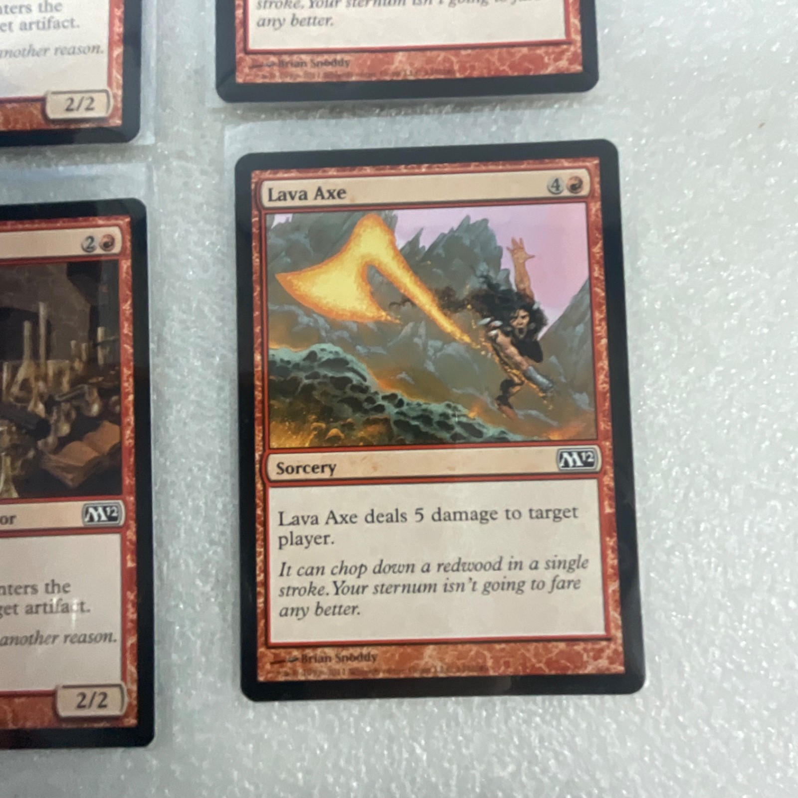 MTG 20 Card Red Lot M12 Mixed M11 Earth Servant Shock Lava Axe - Image 21