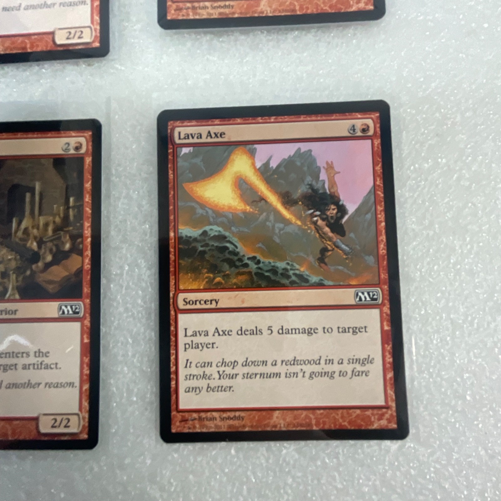 MTG 20 Card Red Lot M12 Mixed M11 Earth Servant Shock Lava Axe - Image 22