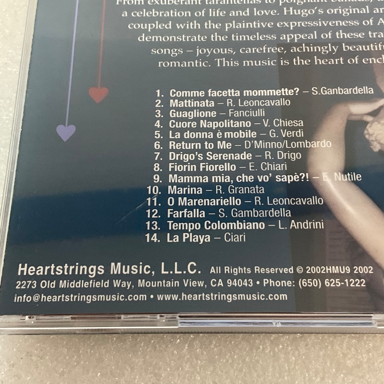 Al Fabrizio Italian Heartstrings Mandolin CD with Hugo Wainzinger - Image 11