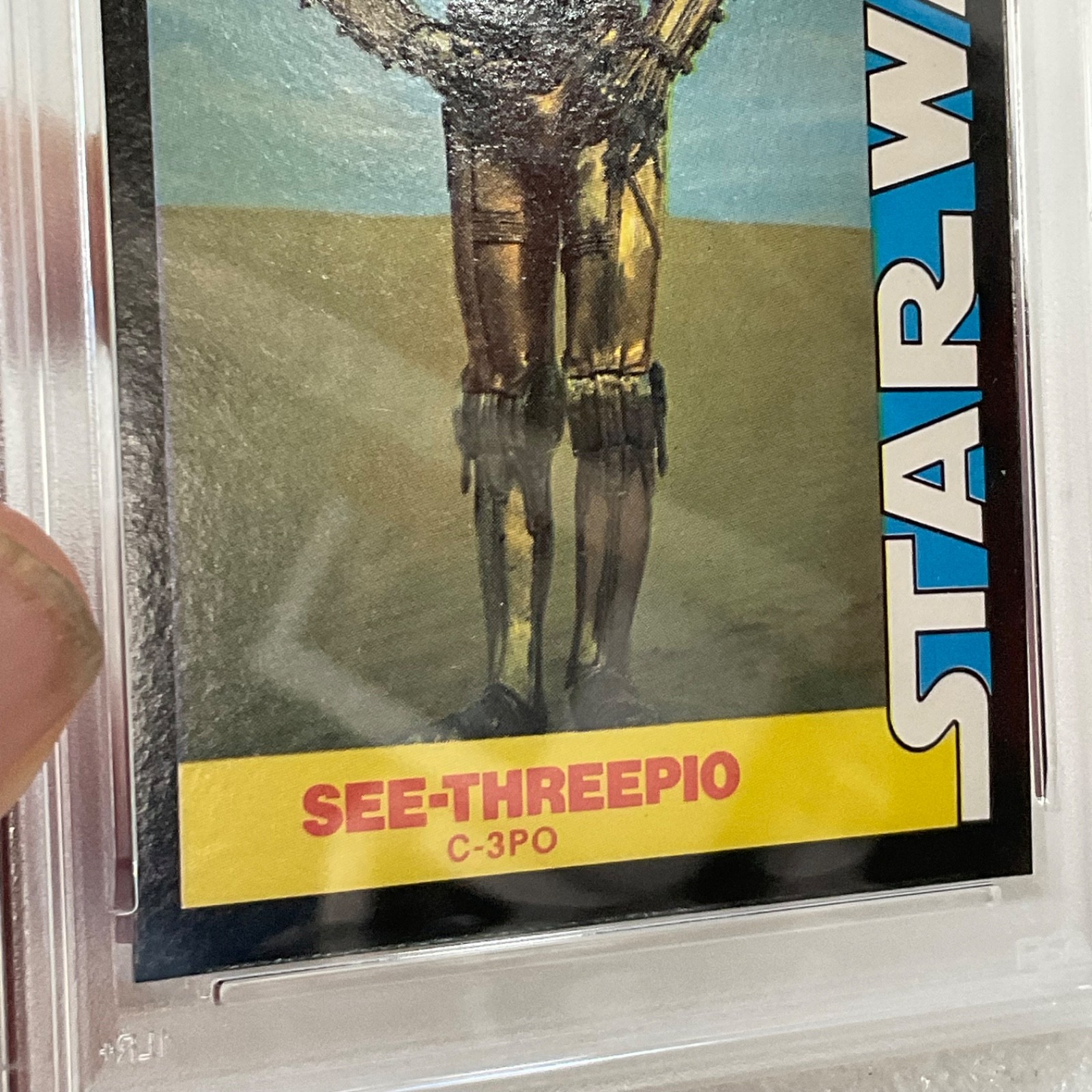 Star Wars 1977 Wonder Bread See-Threepio #7 PSA 7 CERT#151033752 - Image 13