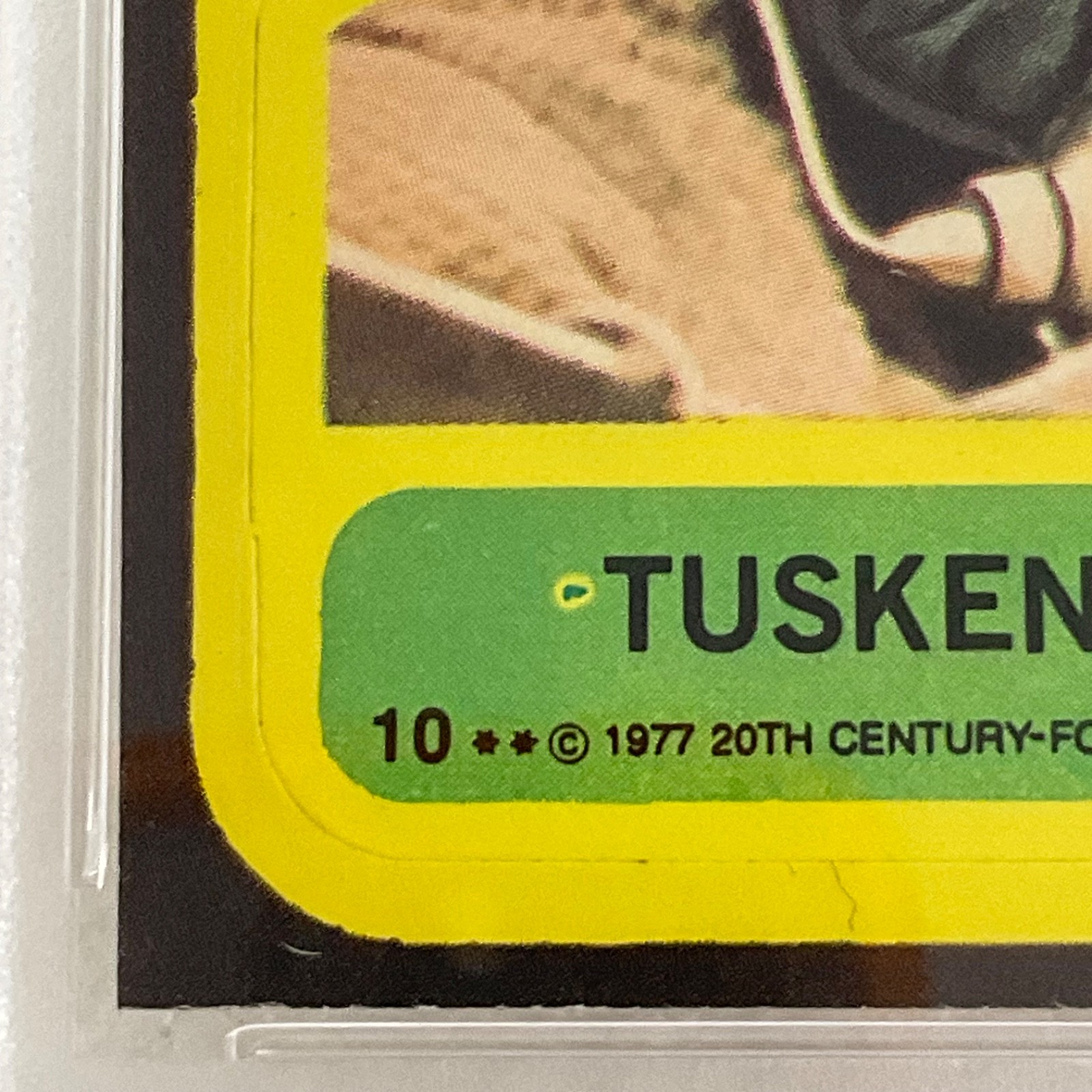 Star Wars 1977 Tusken Raider Sticker Card #10 PSA 7 CERT#151033800 - Image 11
