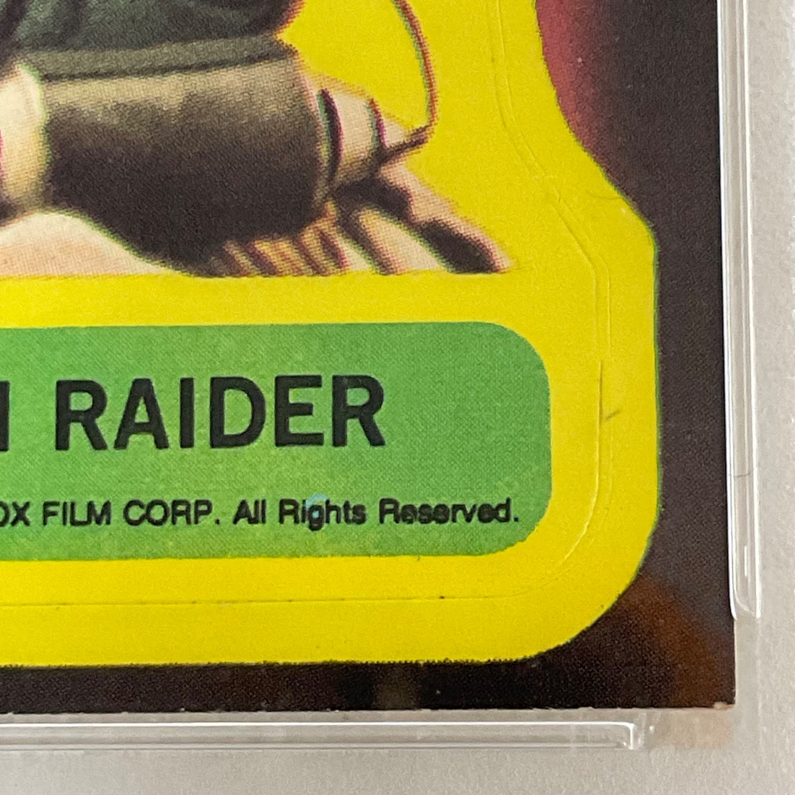 Star Wars 1977 Tusken Raider Sticker Card #10 PSA 7 CERT#151033800 - Image 10