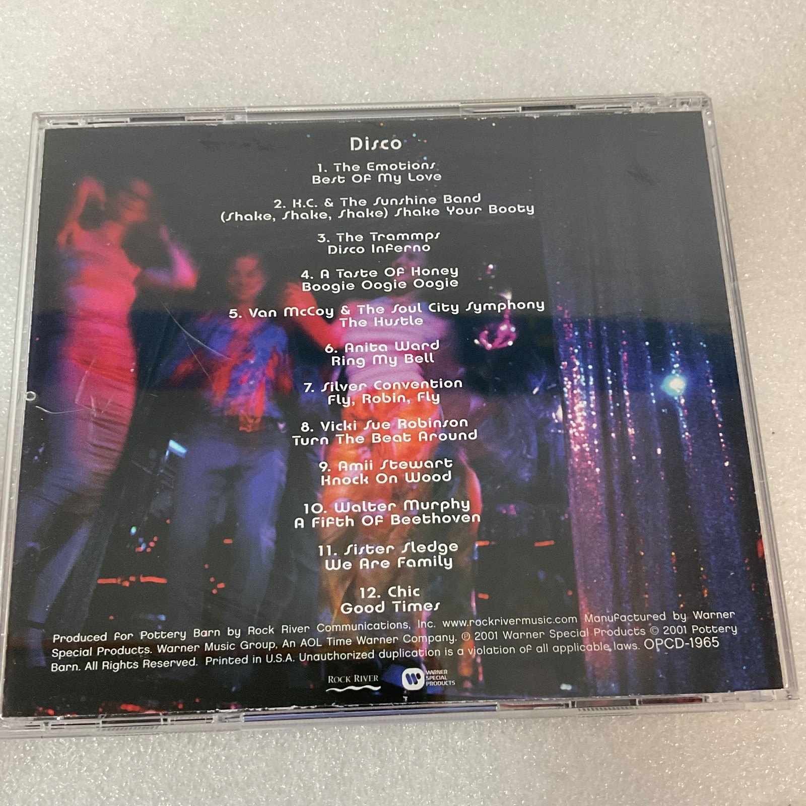 Pottery Barn Disco CD Various Artists Classic Dance Hits Compilation - Image 2