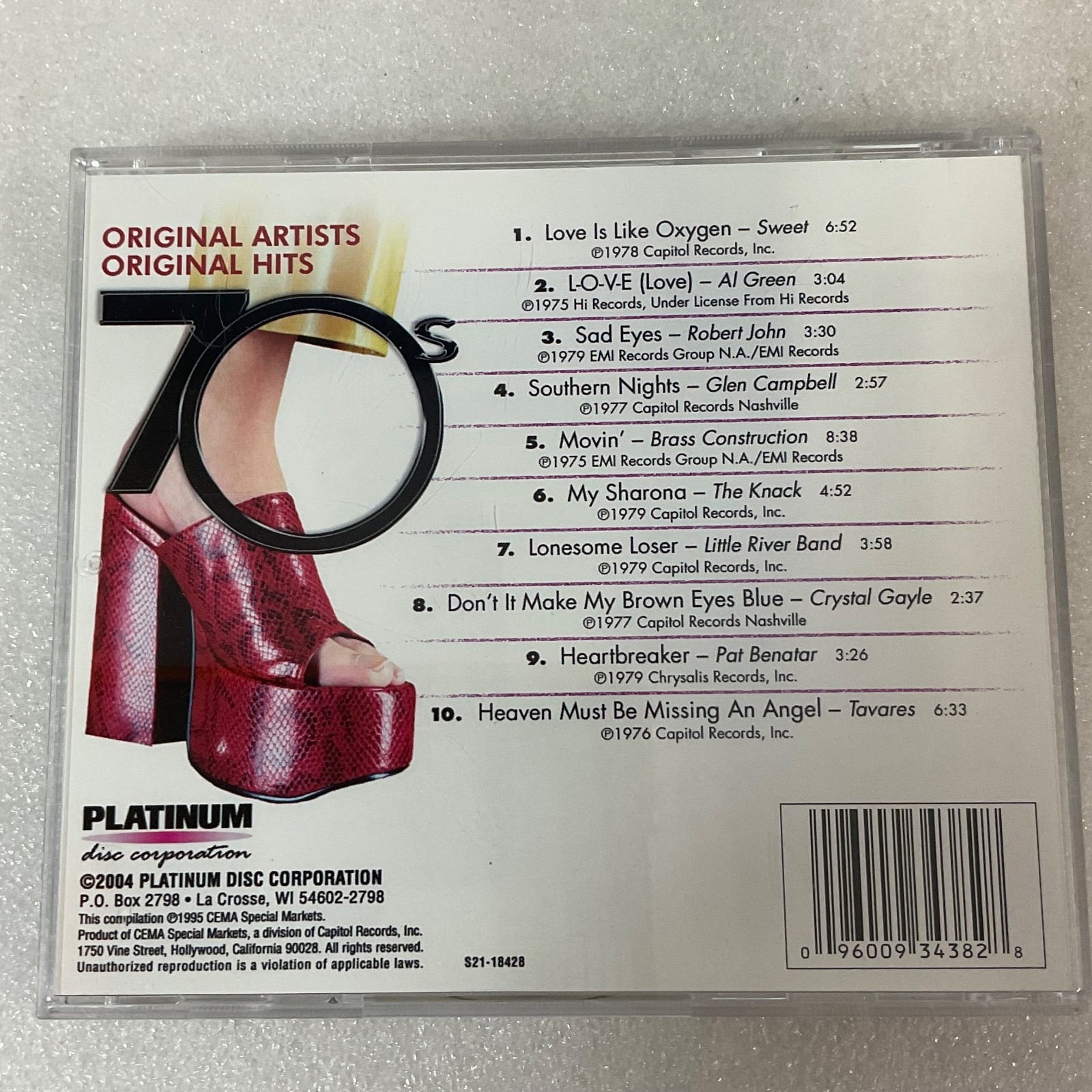 Rock ’n Roll’s Greatest Hits of All Time 70s Vol 2 CD Various Artists - Image 2
