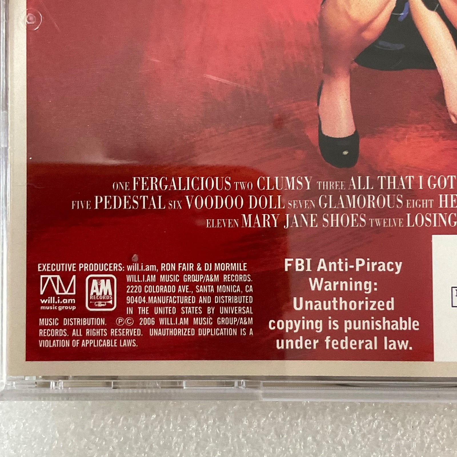 Fergie The Dutchess CD 2006 Explicit Version Interscope A&M Pop Hip-Hop - Image 11