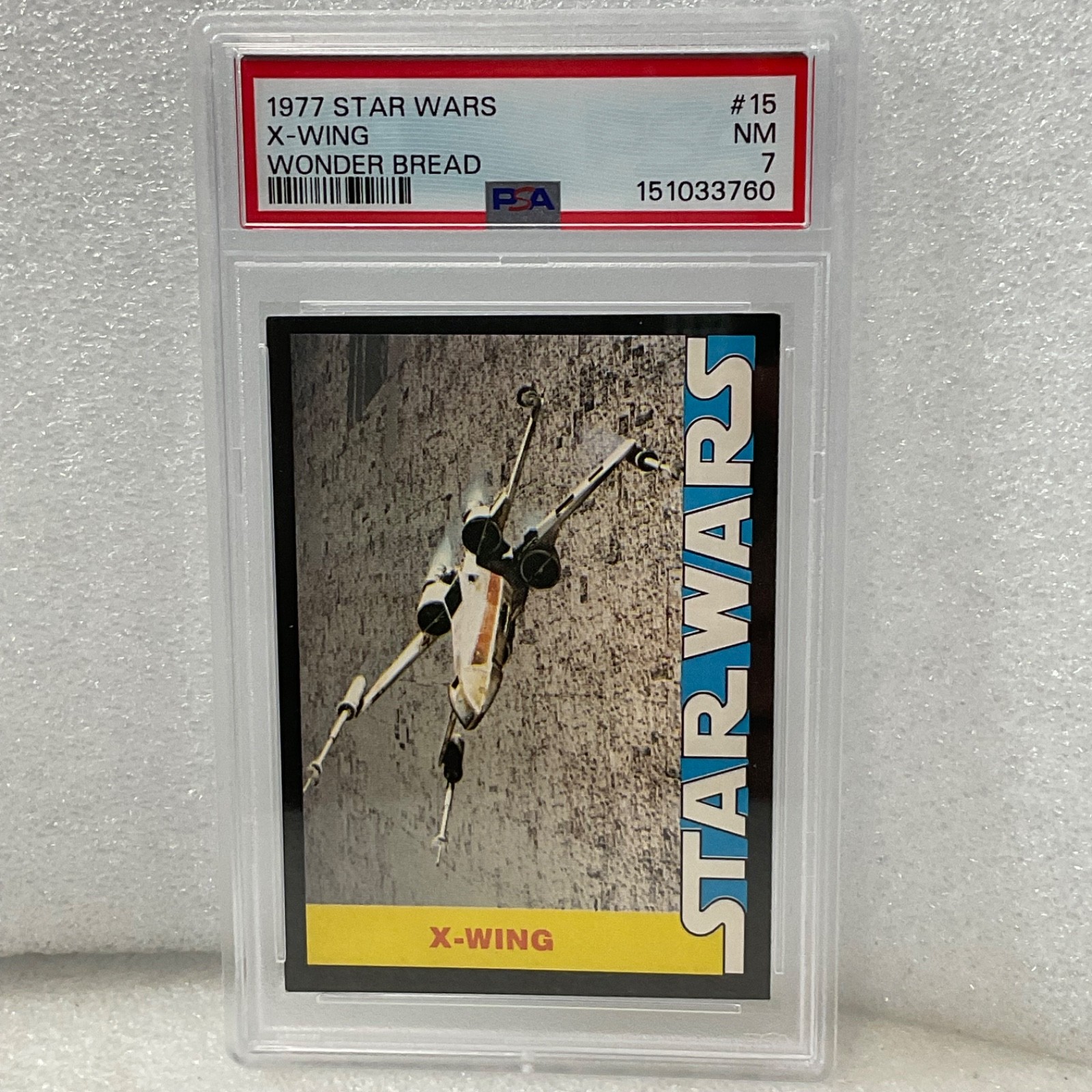 Star Wars 1977 Wonder Bread X-Wing #15 PSA 7 CERT#151033760 - Image 4