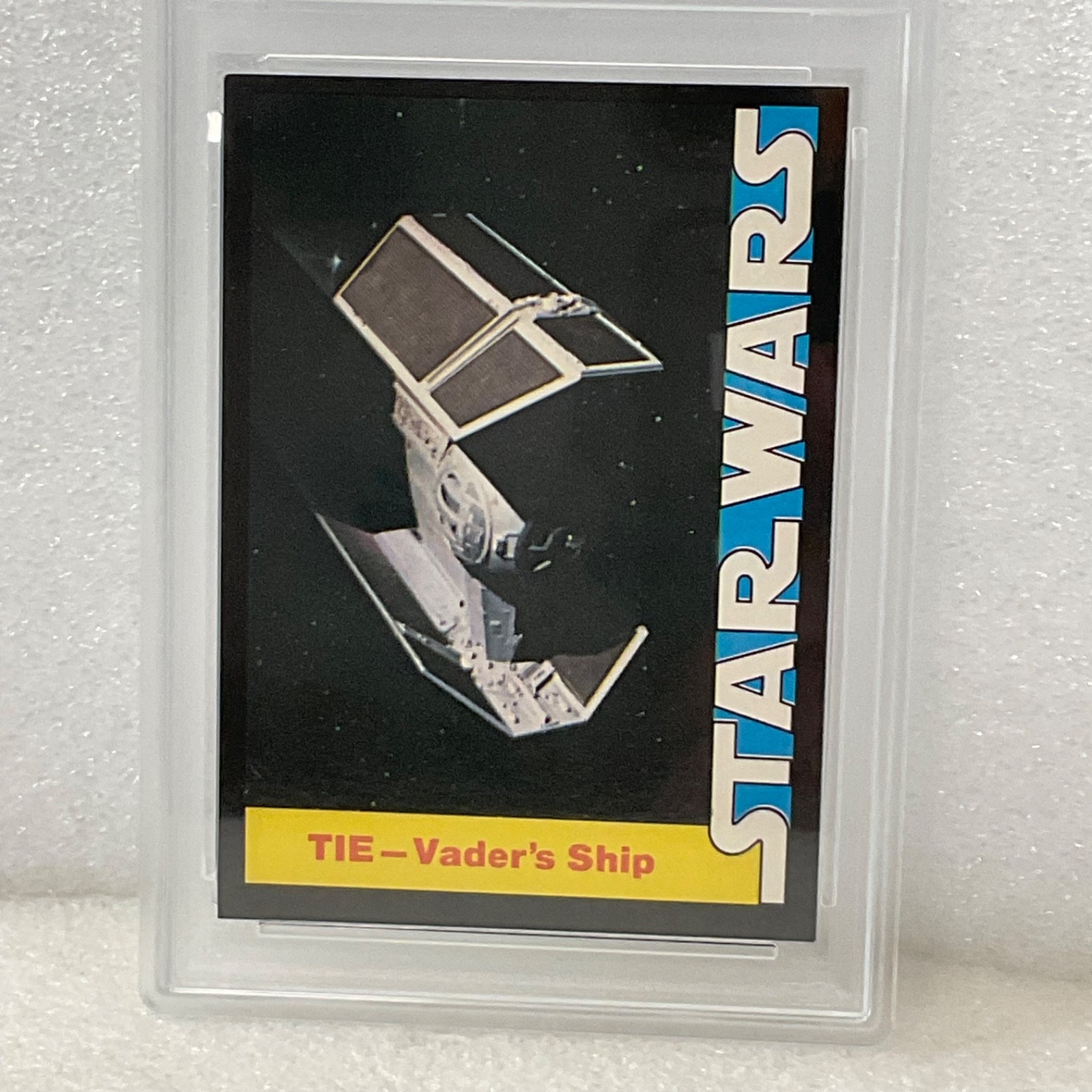 1977 Star Wars Wonder Bread #16 TIE-Vader's Ship PSA 7 CERT#151033761 - Image 4