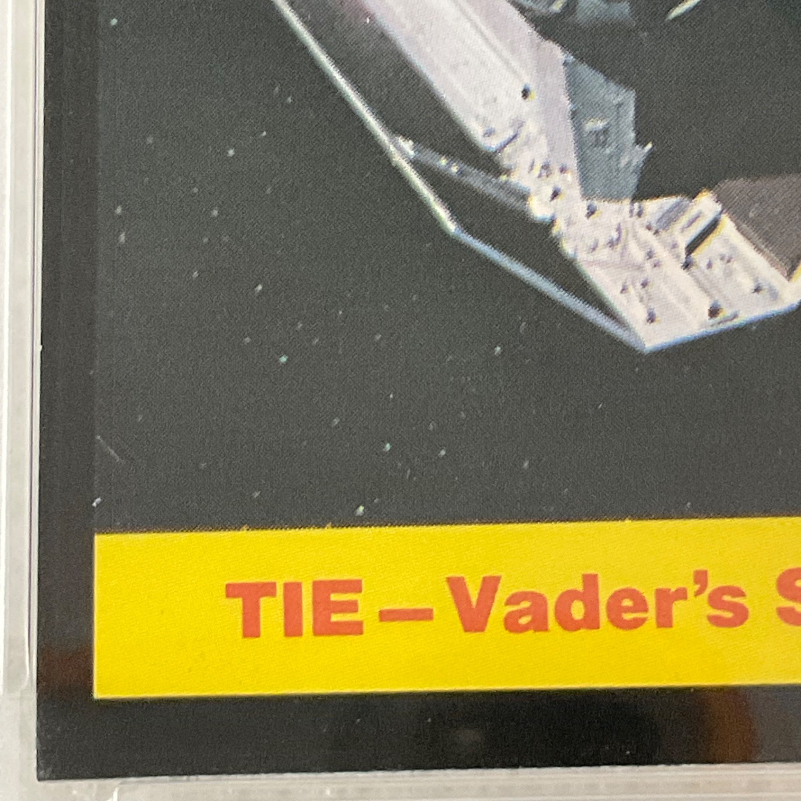 1977 Star Wars Wonder Bread #16 TIE-Vader's Ship PSA 7 CERT#151033761 - Image 11