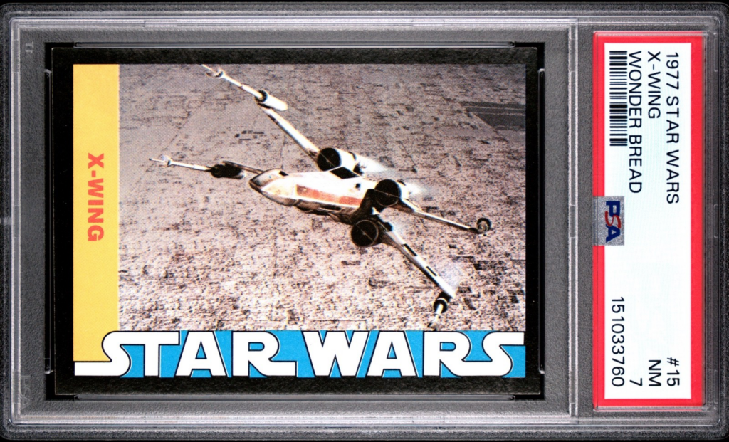 Star Wars 1977 Wonder Bread X-Wing #15 PSA 7 CERT#151033760 - Image 1