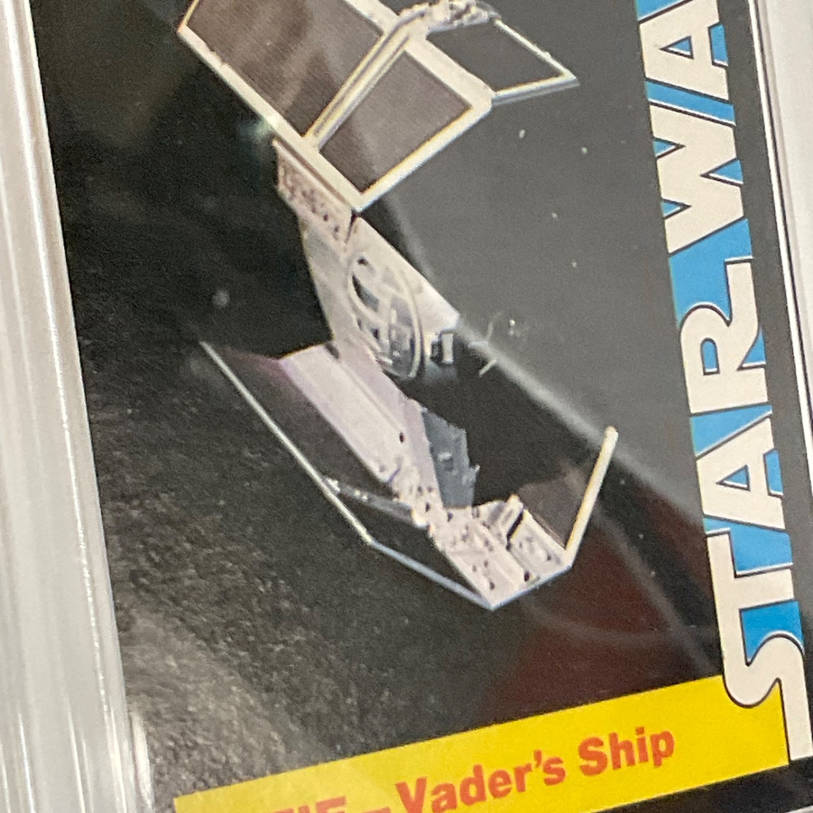 1977 Star Wars Wonder Bread #16 TIE-Vader's Ship PSA 7 CERT#151033761 - Image 12