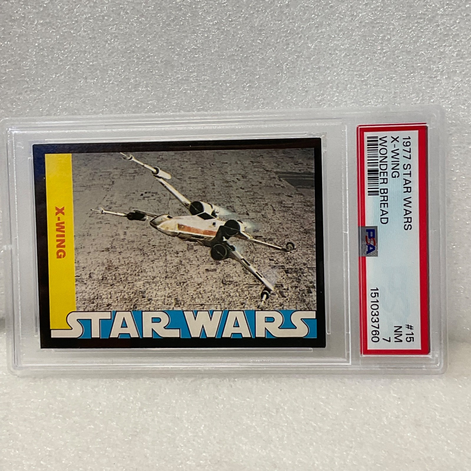 Star Wars 1977 Wonder Bread X-Wing #15 PSA 7 CERT#151033760 - Image 9