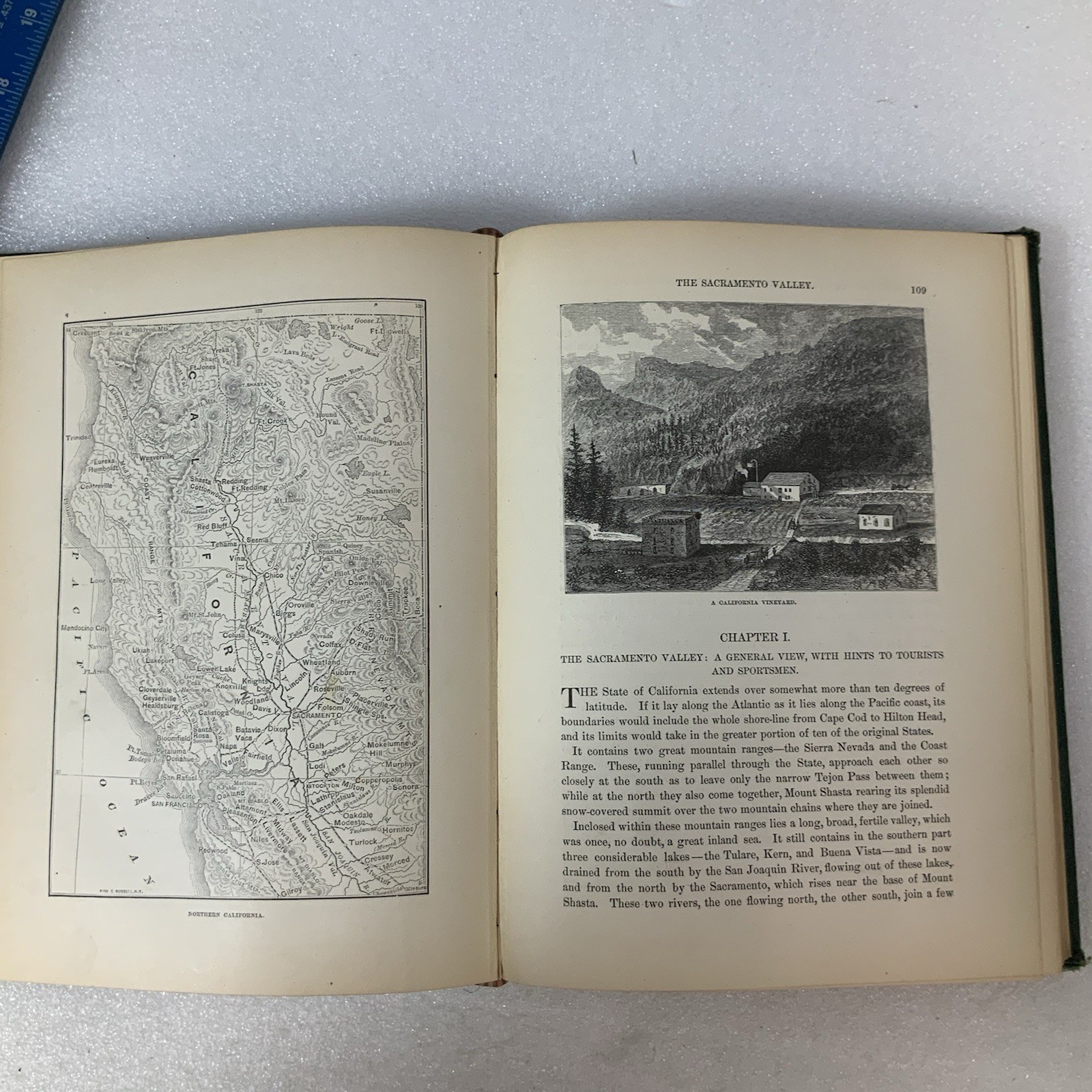 Northern California Oregon & Sandwich Islands 1874 HC Book Nordhoff - Image 17