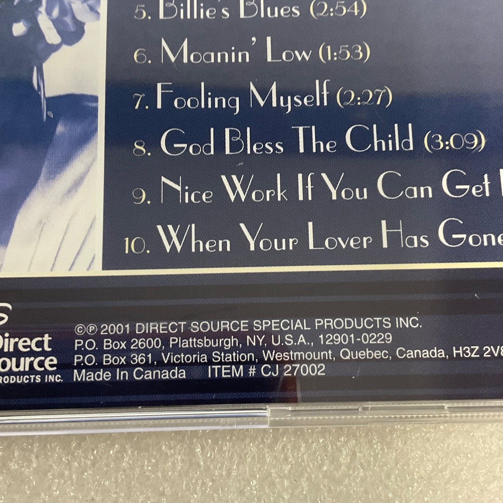 Billie Holiday Celebrating the Best of Jazz CD Golden Legends - Image 6