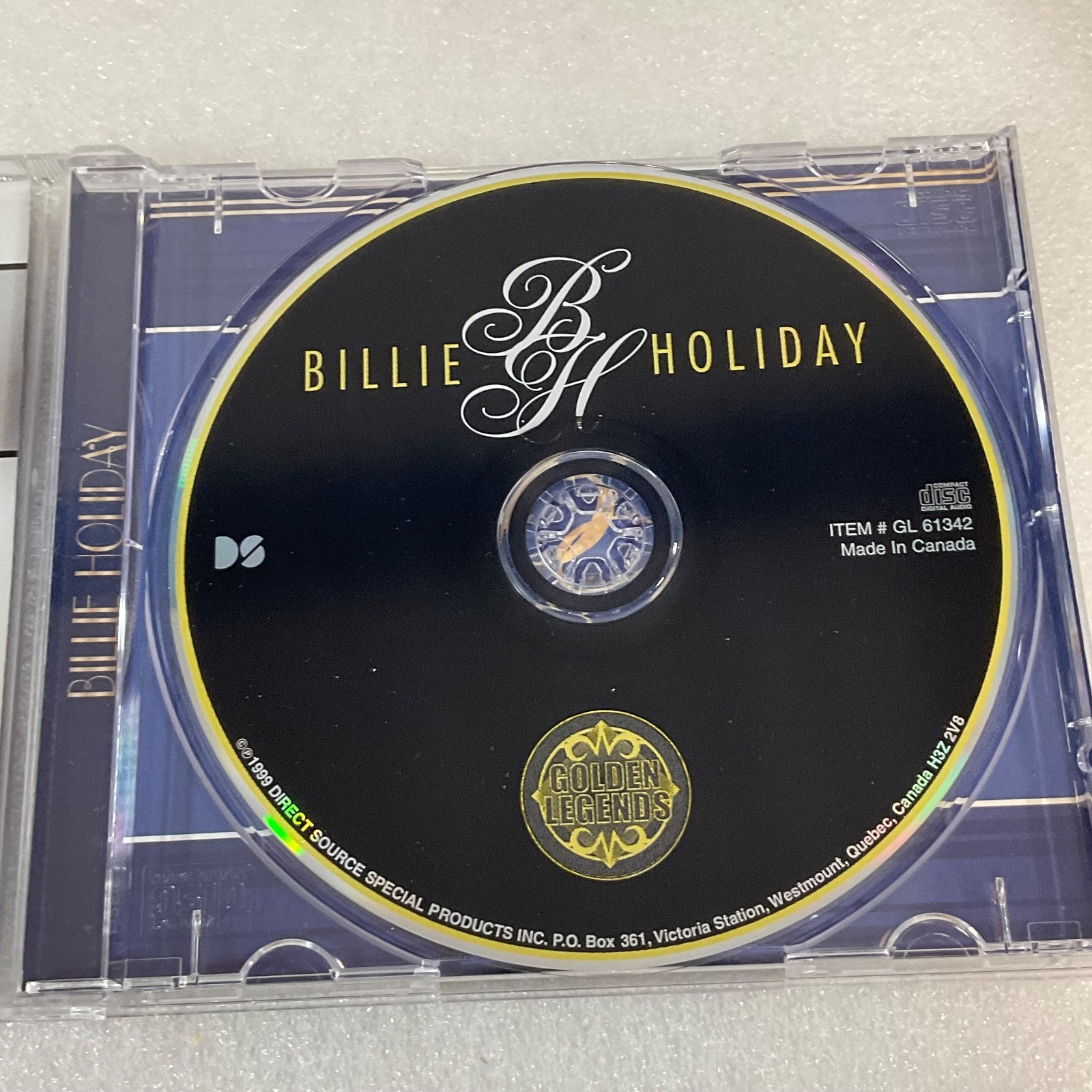Billie Holiday Celebrating the Best of Jazz CD Golden Legends - Image 8