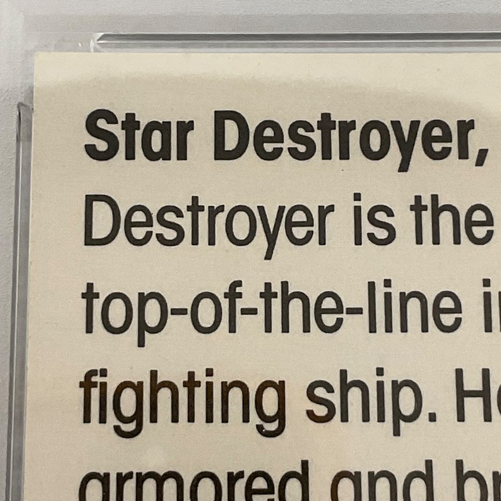 Star Wars 1977 Wonder Bread Star Destroyer #14 PSA 7 CERT#151033759 - Image 16