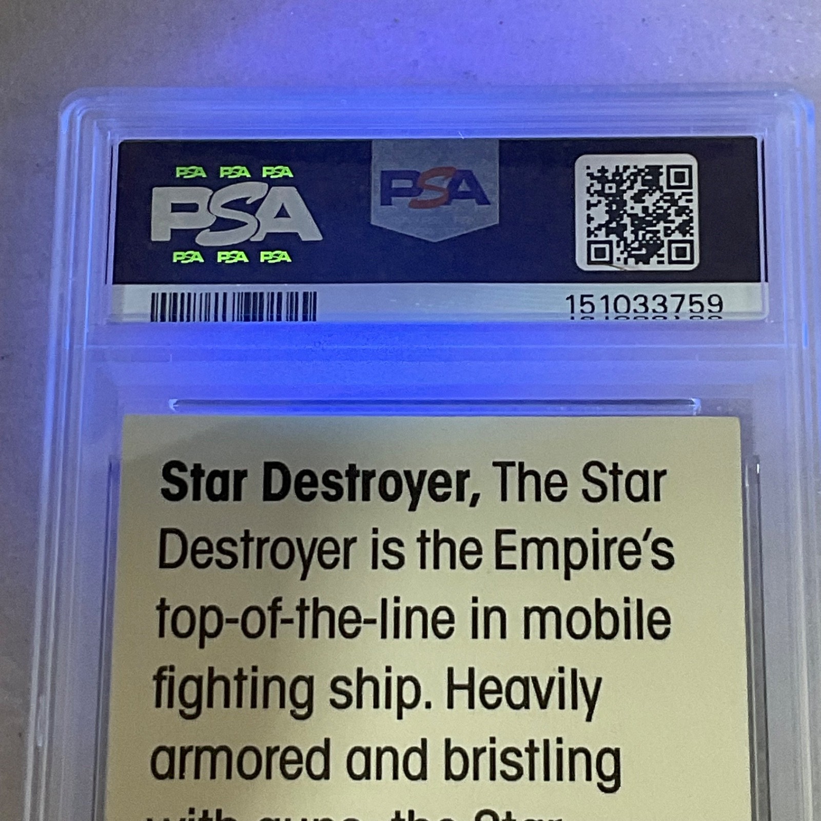 Star Wars 1977 Wonder Bread Star Destroyer #14 PSA 7 CERT#151033759 - Image 20