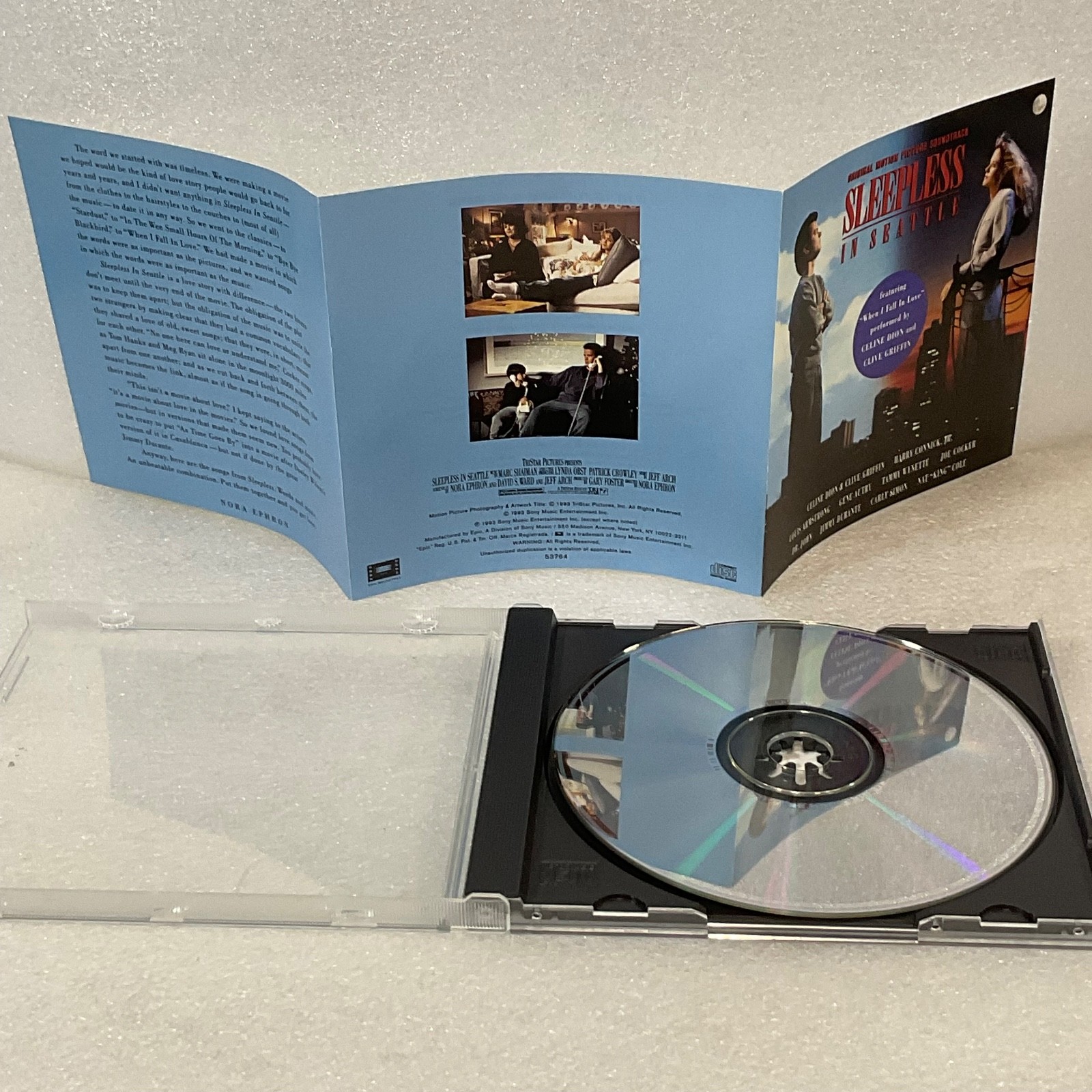 Sleepless in Seattle Original Motion Picture Soundtrack CD Epic 1993 - Image 17