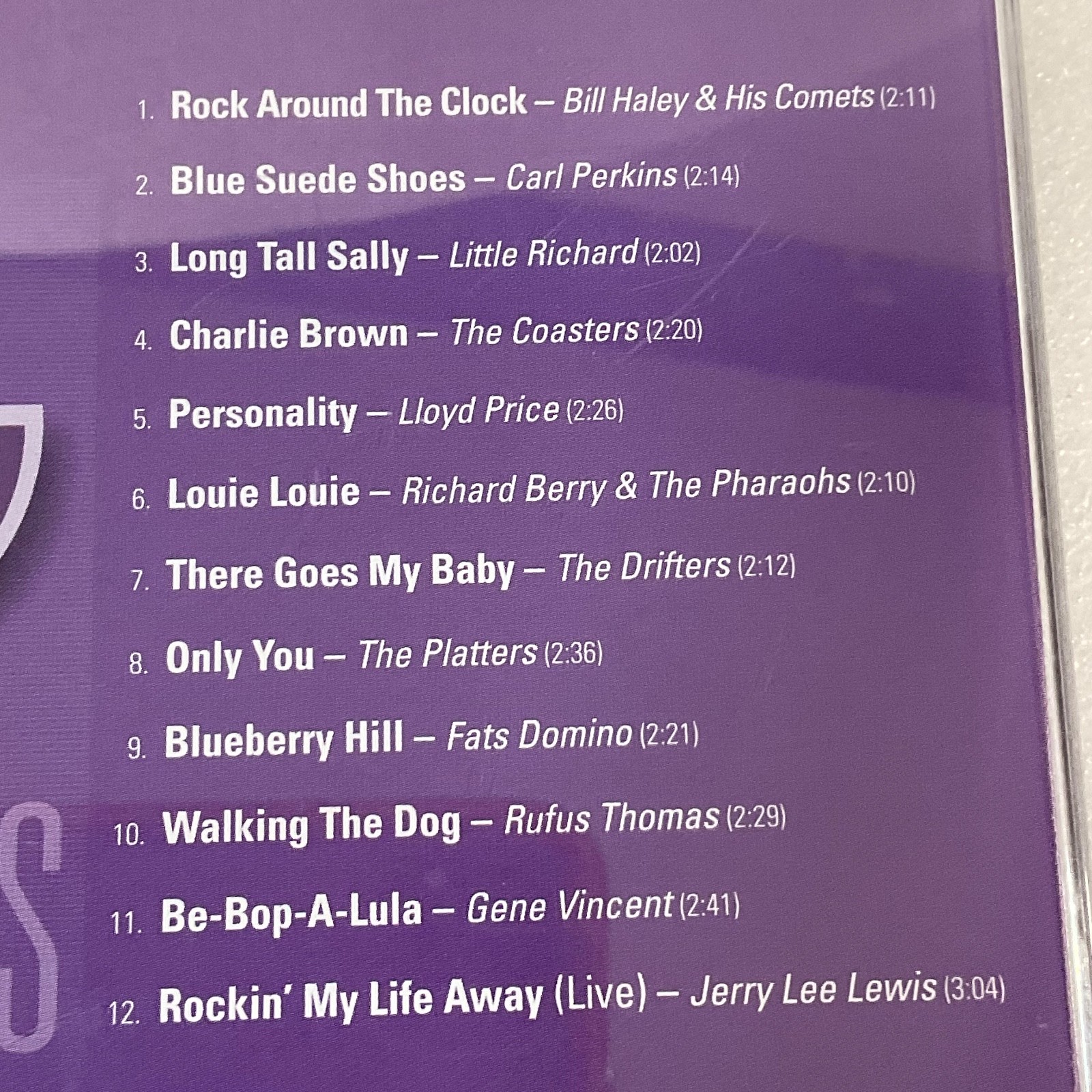 50s Legends Music CD Rock & Roll Classics Bill Haley Little Richard Fats Domino - Image 11